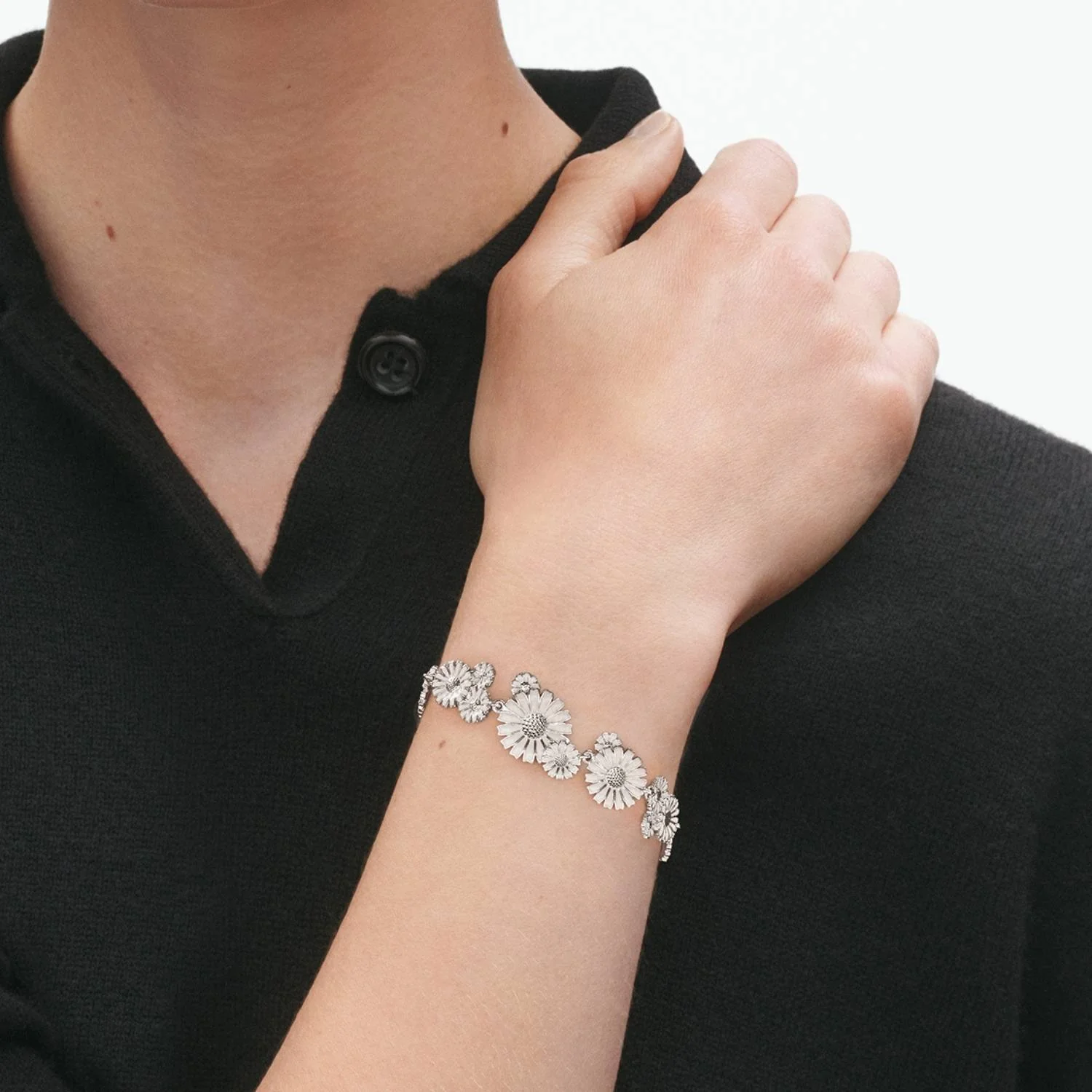 Georg Jensen - Daisy ROW armbånd - Sølv - Image 2