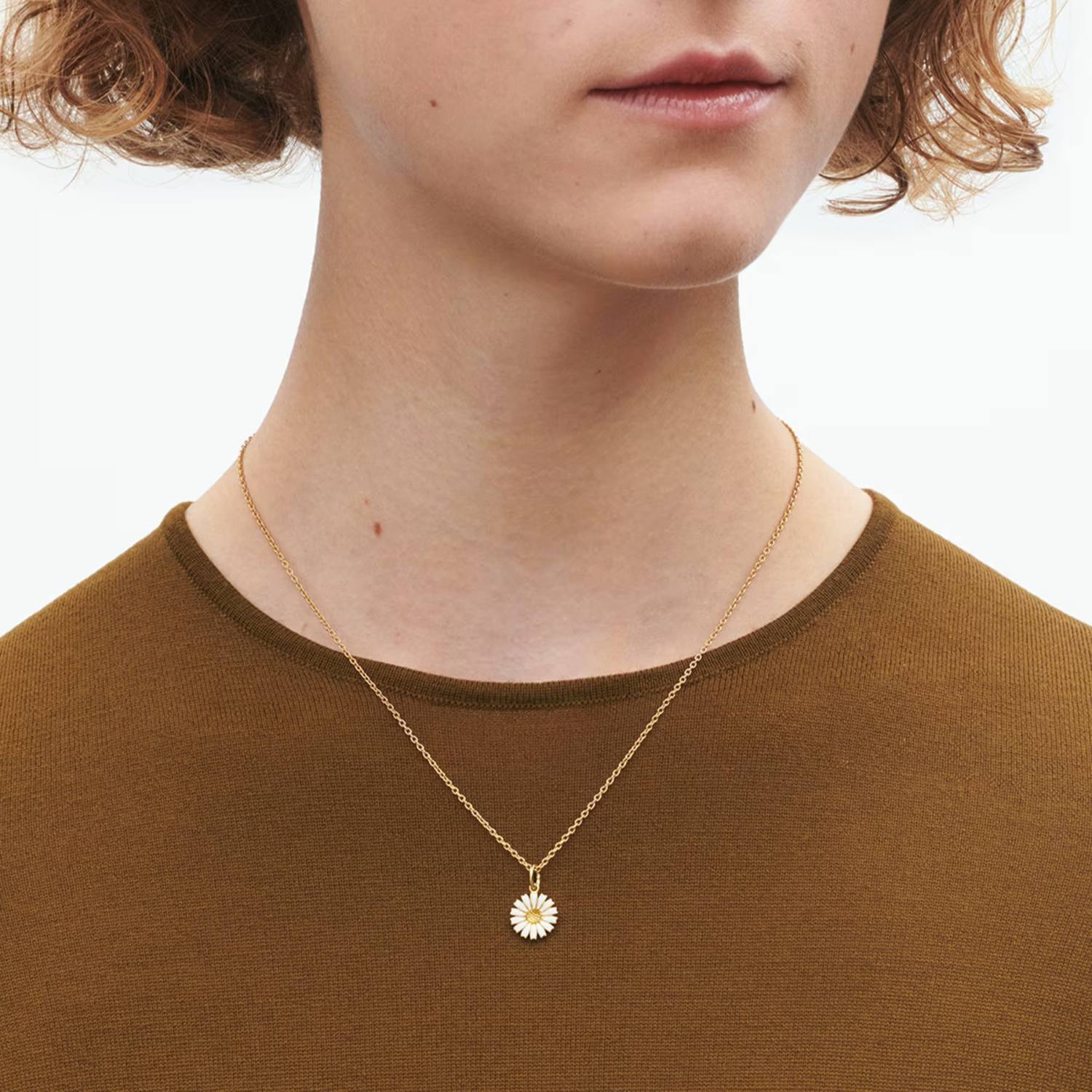 Georg Jensen - Daisy vedhæng, 2025/11 mm - Forgyldt sølv - Image 2