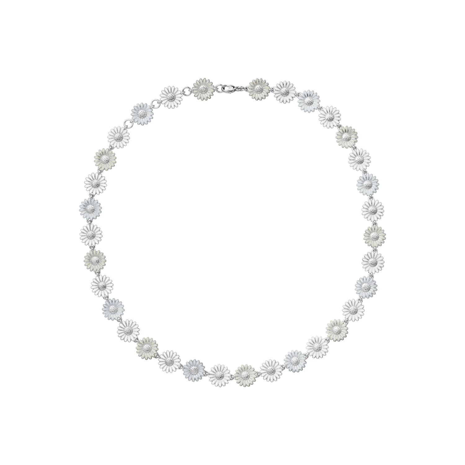 Georg Jensen - Daisy White halskæde - sølv