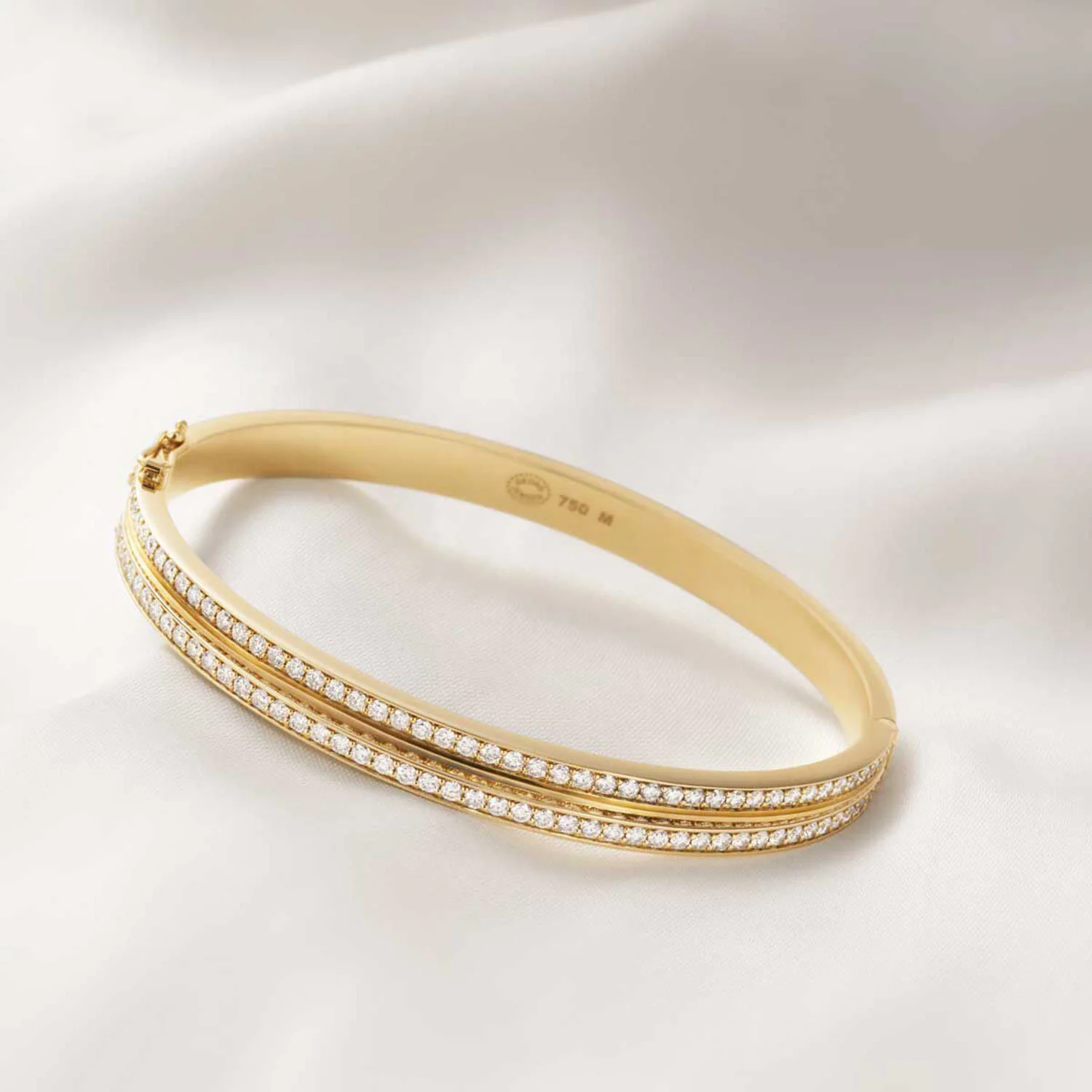 Georg Jensen - Halo Armring - 18 karat guld m/brillantslebne diamanter 20000115 - Image 3