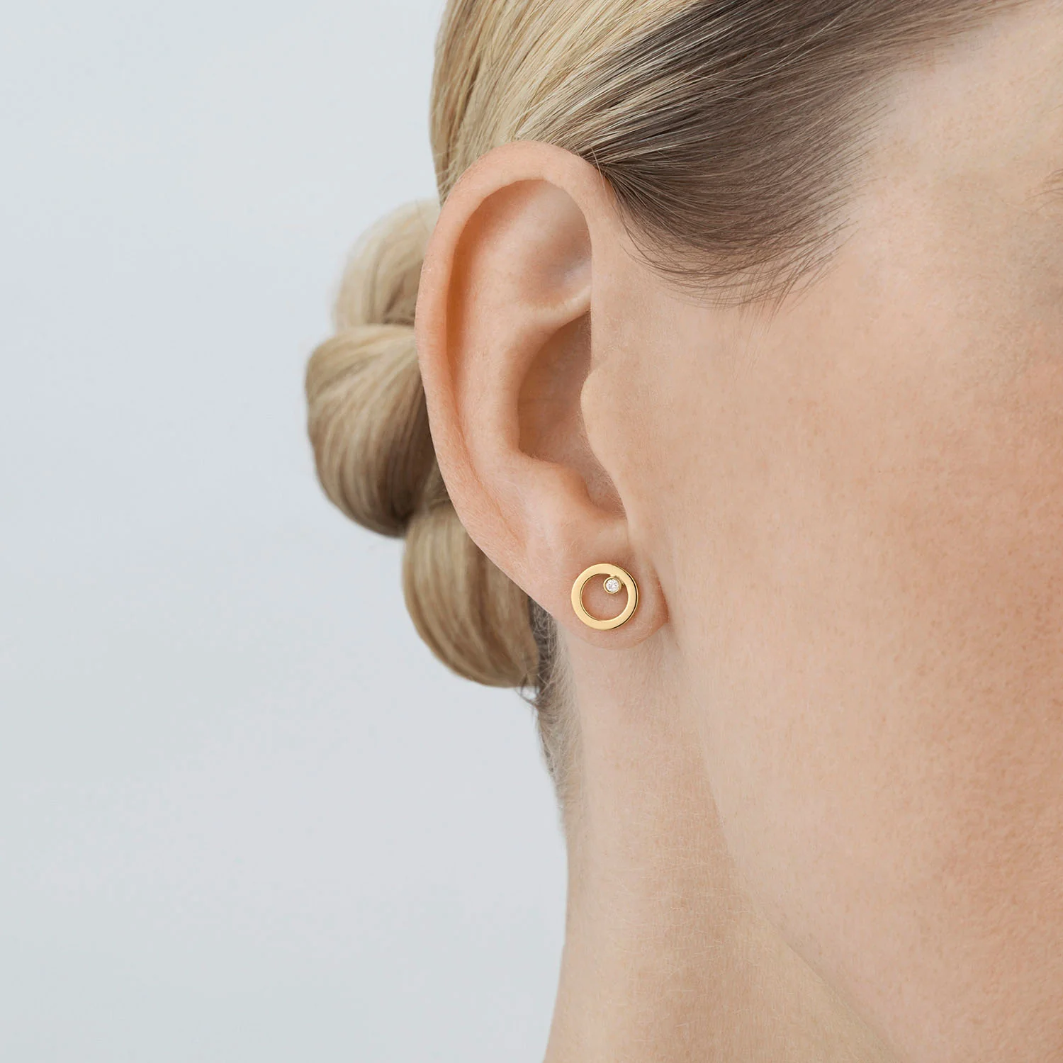 Georg Jensen - Halo Øreringe -10014062 - Image 2