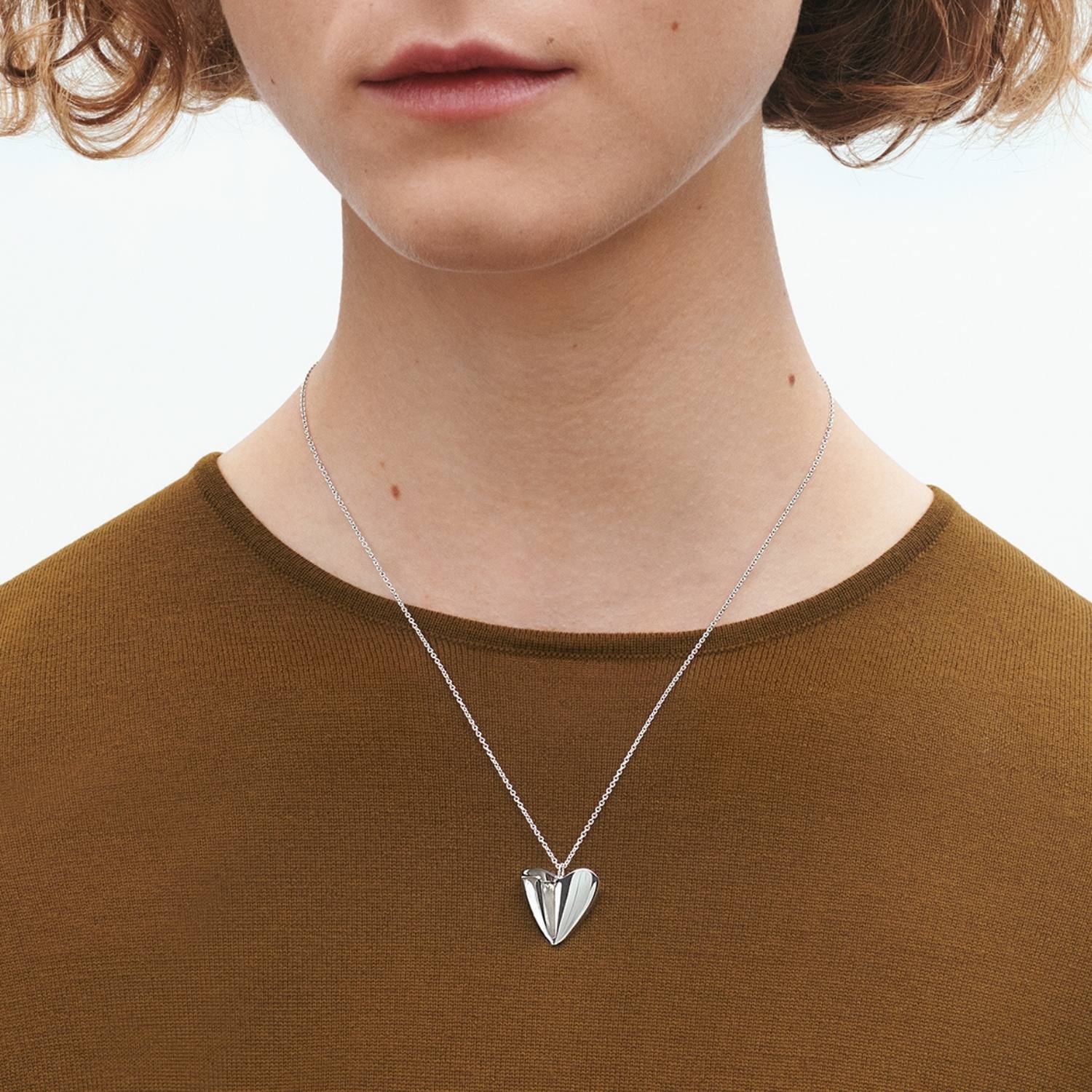 Georg Jensen - Hearts halskæde - sølv - Image 2