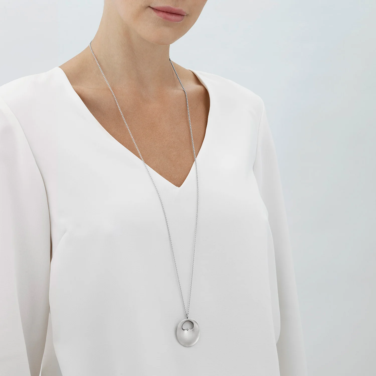 Georg Jensen - Hidden Heart Halskæde, stor - 3536443 - Image 2