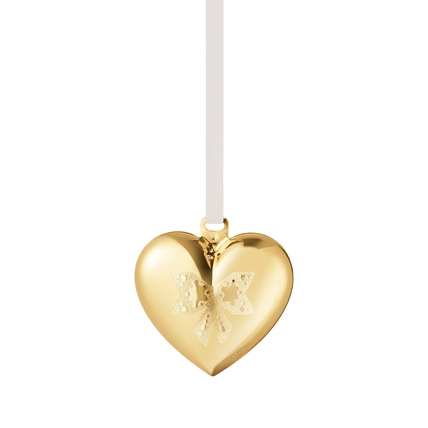 Georg Jensen - Julehjerte 2022 - guldbelagt - Image 2
