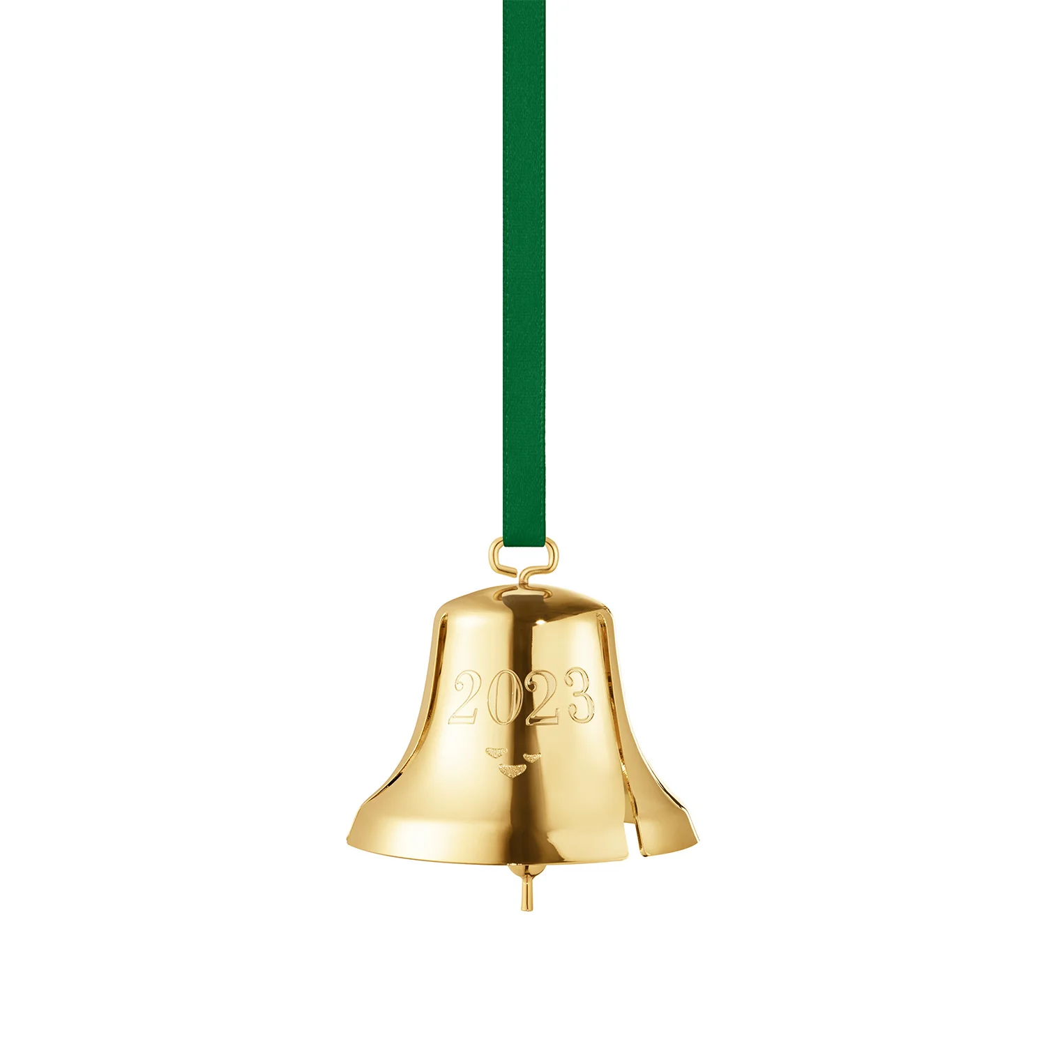 Georg Jensen - Juleklokke 2023 m. årstal - Forgyldt messing - Image 2
