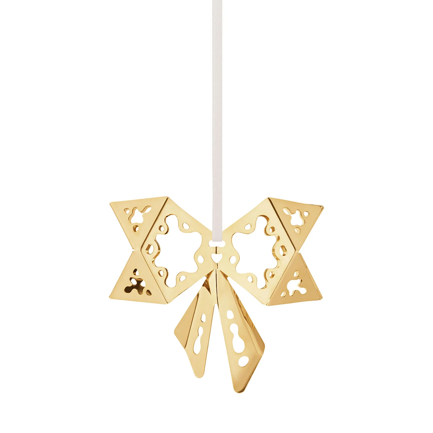 Georg Jensen - Juleornament 2022, sløjfe - guldbelagt - Image 2