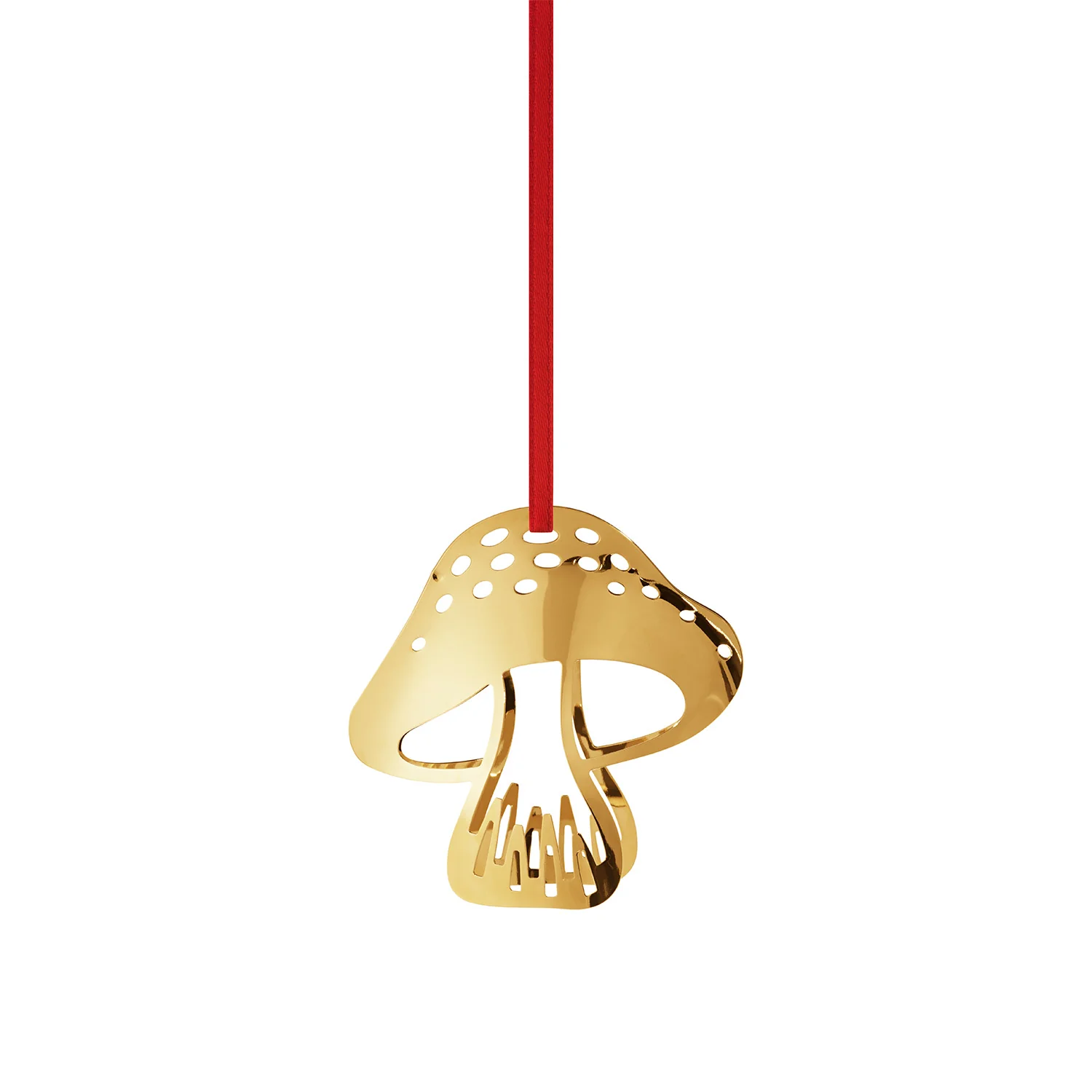 Georg Jensen - Juleornament 2023, Svamp - Forgyldt messing