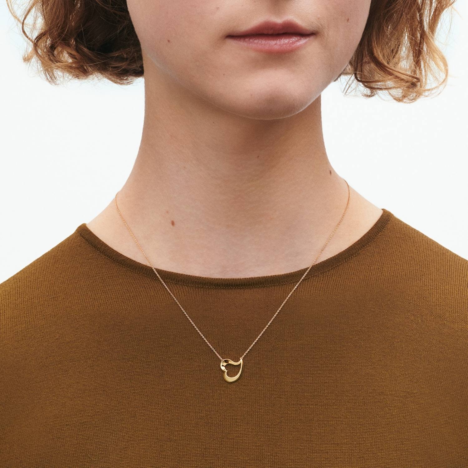Georg Jensen - Love Leaf Heart halskæde - 20001068 - Image 2