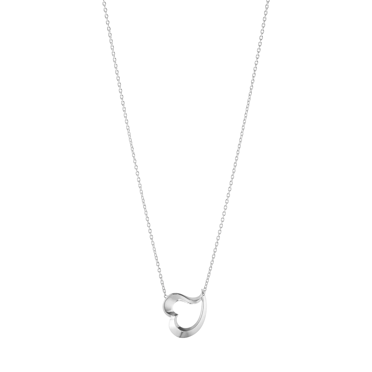 Georg Jensen - Love Leaf Heart halskæde - 20001069