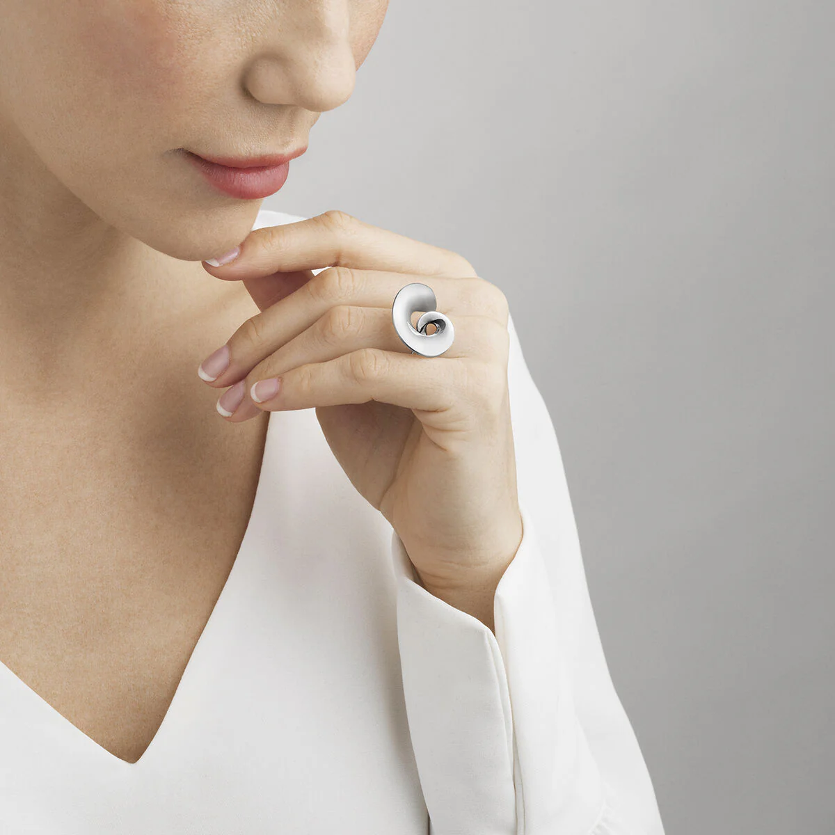 Georg Jensen - Möbius Continuity ring - 20000315 - Image 2