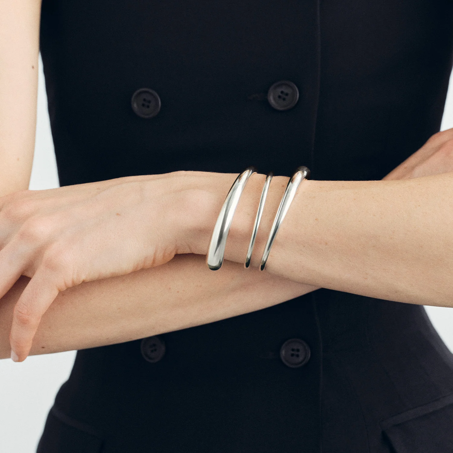 Georg Jensen - Mercy Big Twist armring - 20001838 - Image 4