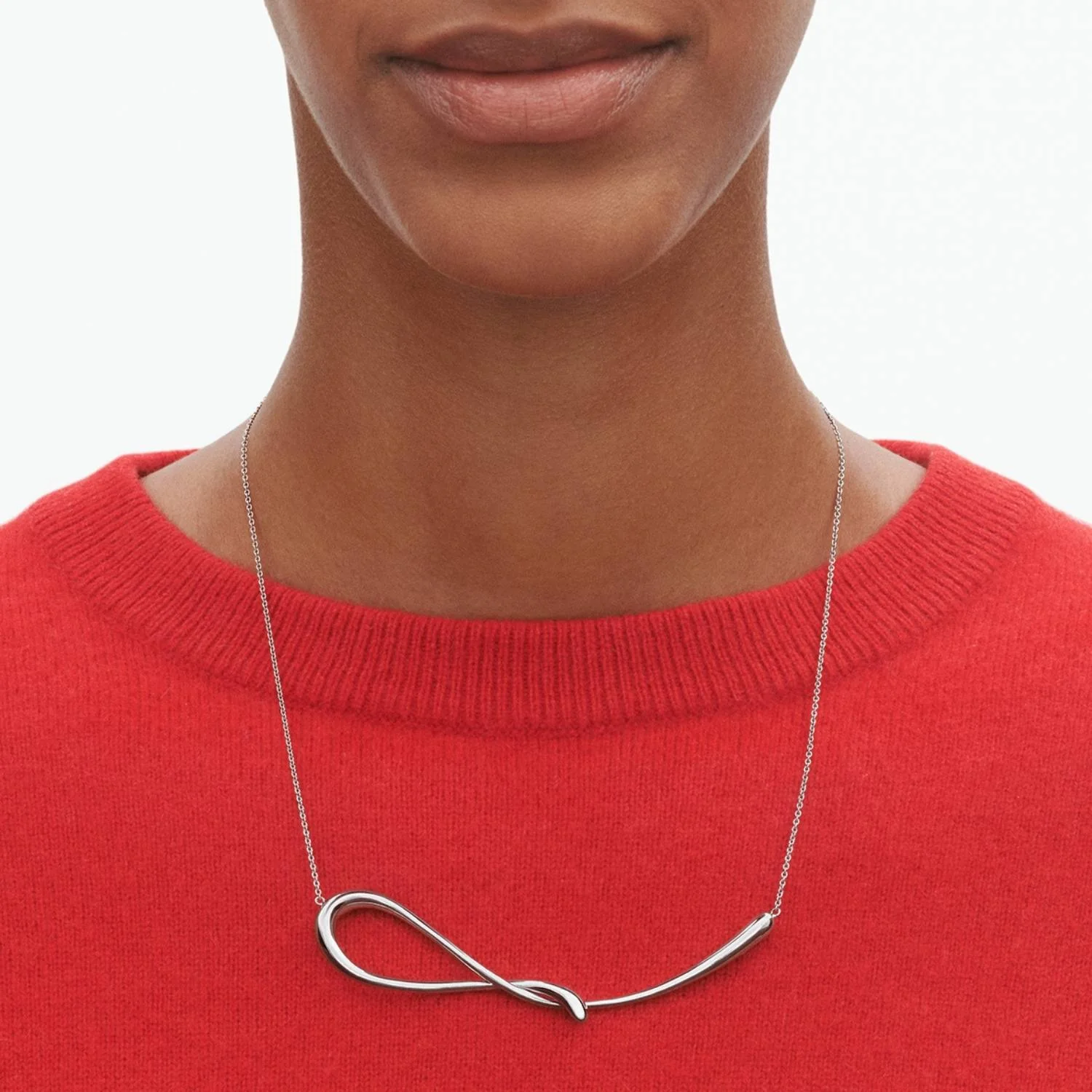 Georg Jensen - Mercy halskæde - Sølv - Image 2