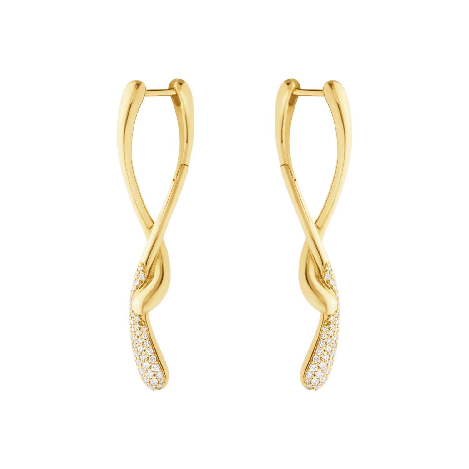 Georg Jensen - Mercy øreringe, 0,37 ct. tw/vs - 20001933
