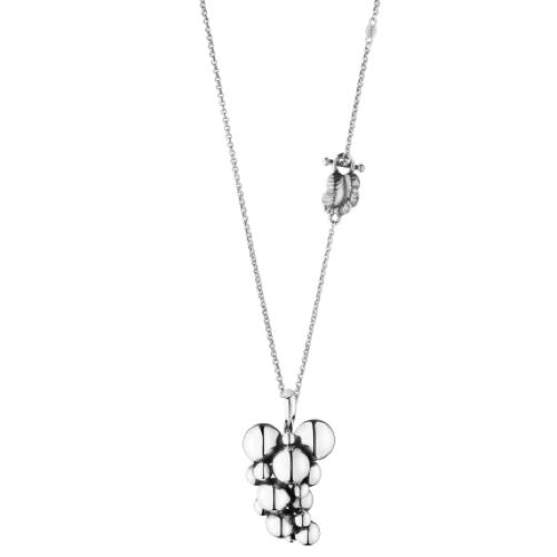 Georg Jensen - Moonlight Grapes Halskæde m/Vedhæng, stor - 3536313