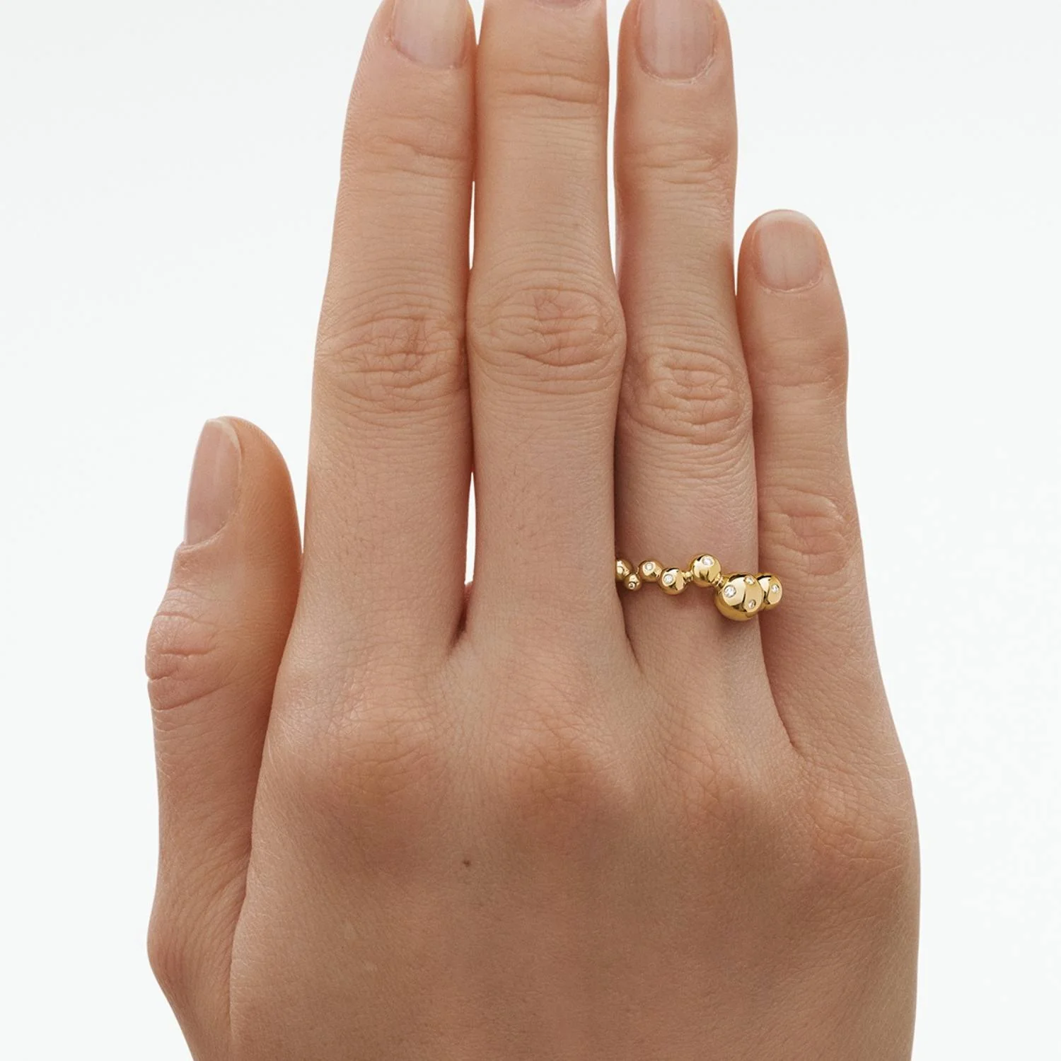 Georg Jensen - Moonlight Grapes ring m. 0,049ct. - 20001635 - Image 2