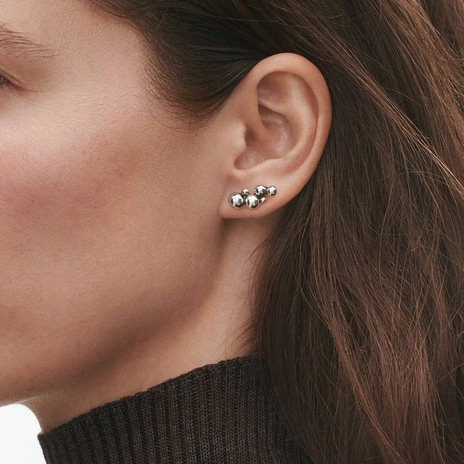 Georg Jensen - Moonlight Grapes Short ear cuff - 20001200 - Image 2