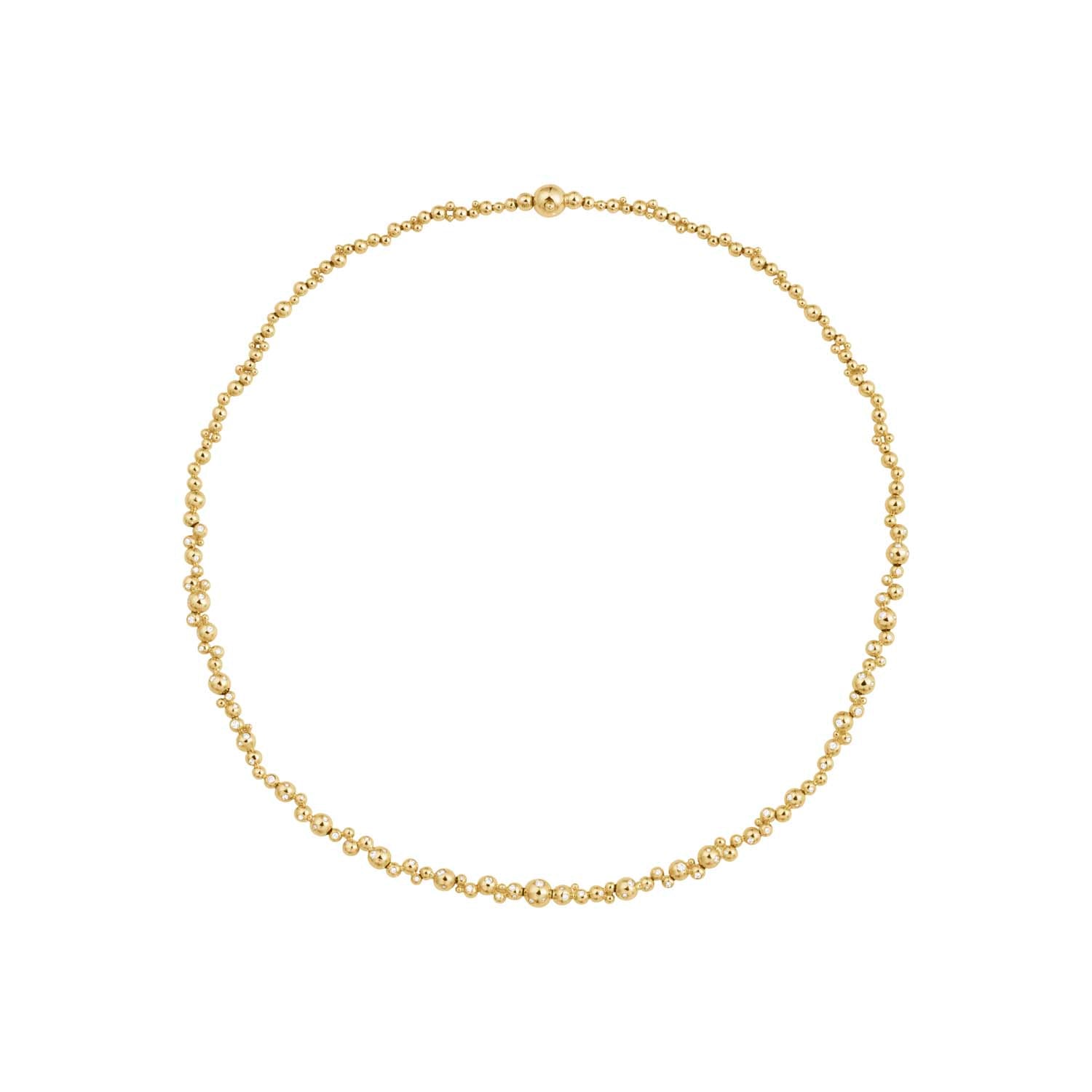 Georg Jensen - Moonlight Grapes Slim halskæde, 0,34ct.-0,56ct. - 2000142