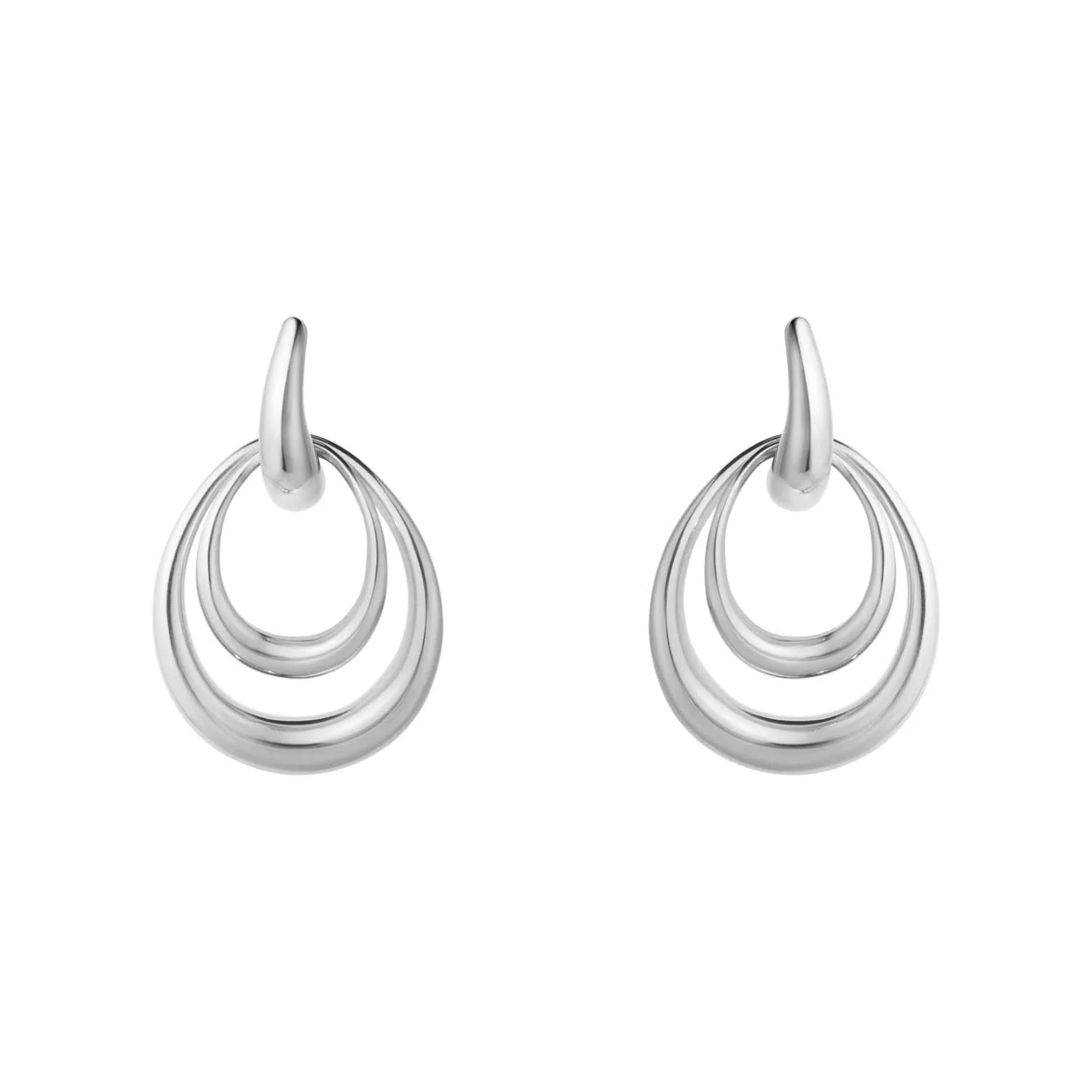 Georg Jensen - Offspring Double Element Medium øreringe - 20001943 - Image 3