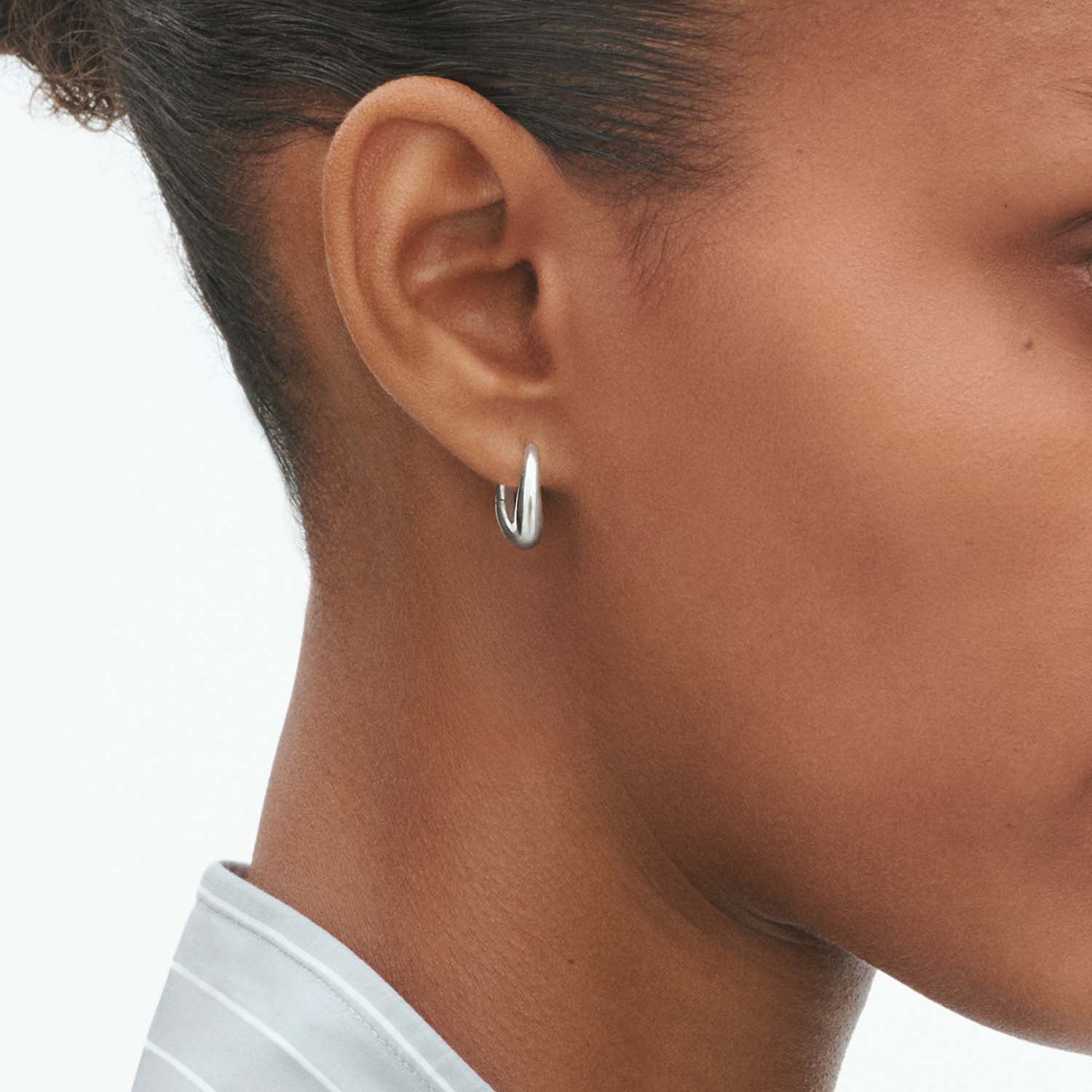 Georg Jensen - Offspring Double Element Medium øreringe - 20001943 - Image 8