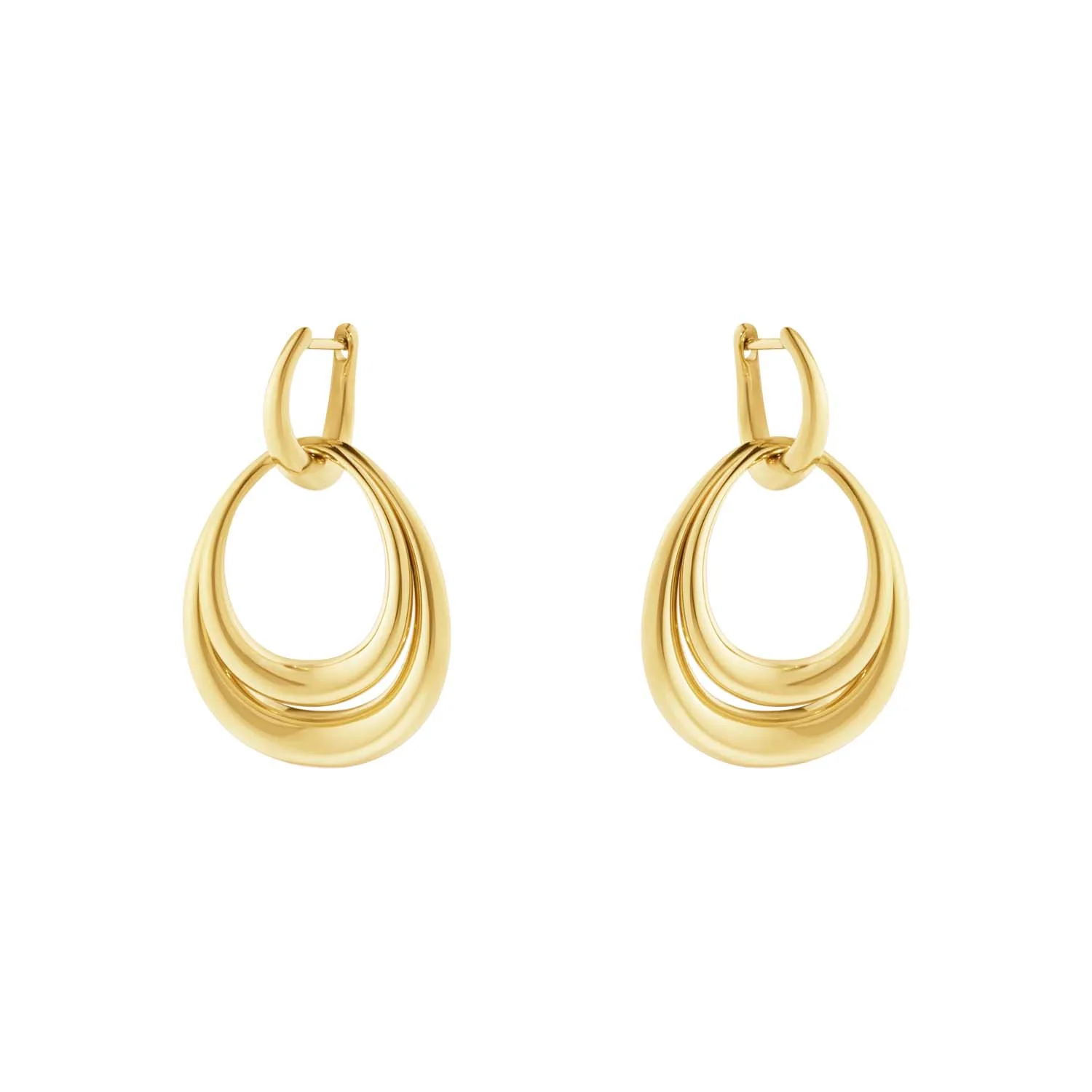 Georg Jensen - Offspring Double Element Medium øreringe - 20001946