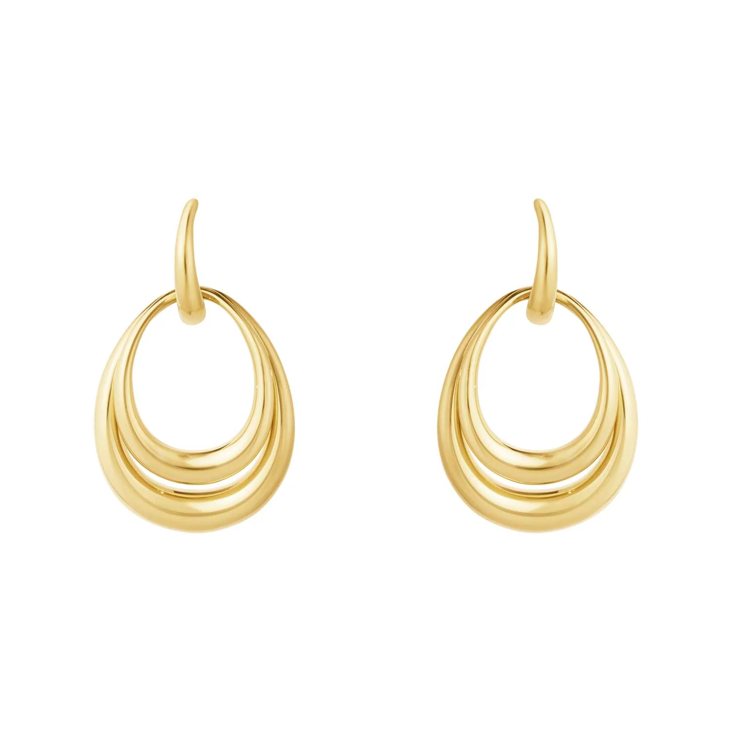 Georg Jensen - Offspring Double Element Medium øreringe - 20001946 - Image 3