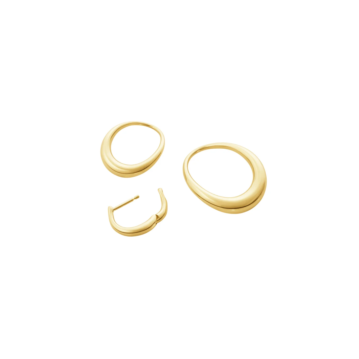 Georg Jensen - Offspring Double Element Medium øreringe - 20001946 - Image 6