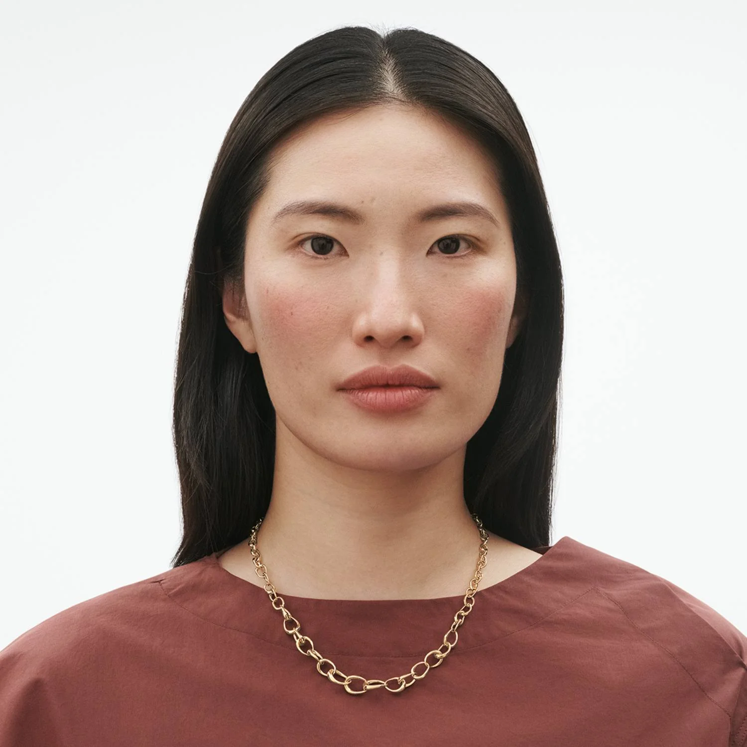 Georg Jensen - Offspring Graduated Link Collier Halskæde - 20000993 - Image 4