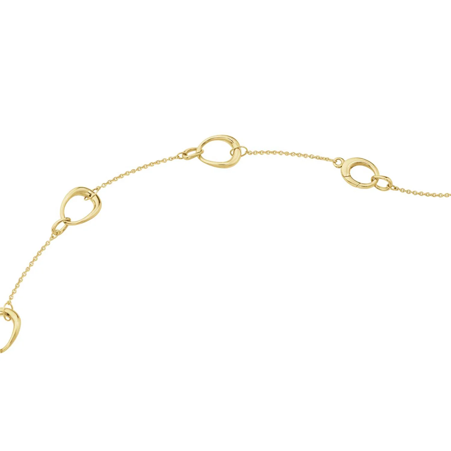 Georg Jensen - Offspring halskæde, Medium Loops - 18 kt. guld - Image 3