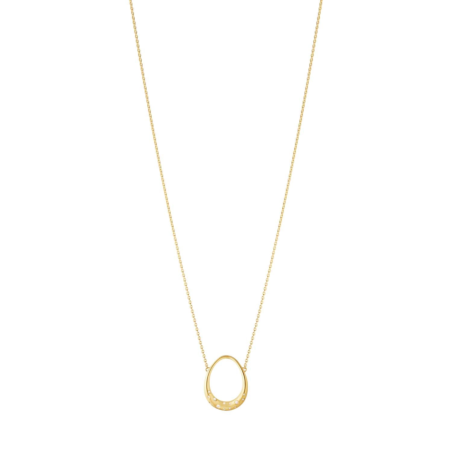 Georg Jensen - Offspring Small halskæde, 0,04 ct. tw/vs - 20001939