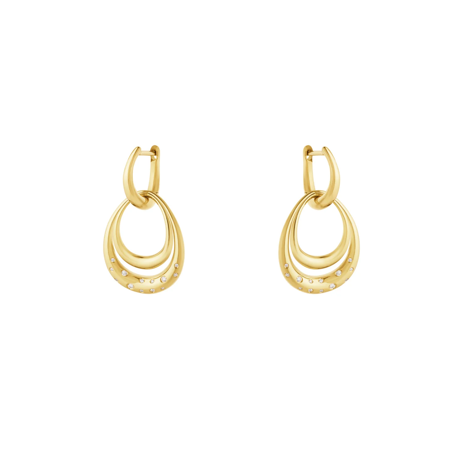 Georg Jensen - Offspring Three Element ørering, 0,08 ct. tw/vs - 20001959 - Image 3