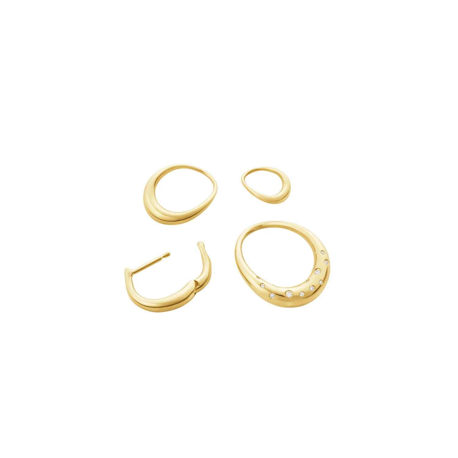 Georg Jensen - Offspring Three Element ørering, 0,08 ct. tw/vs - 20001959 - Image 5