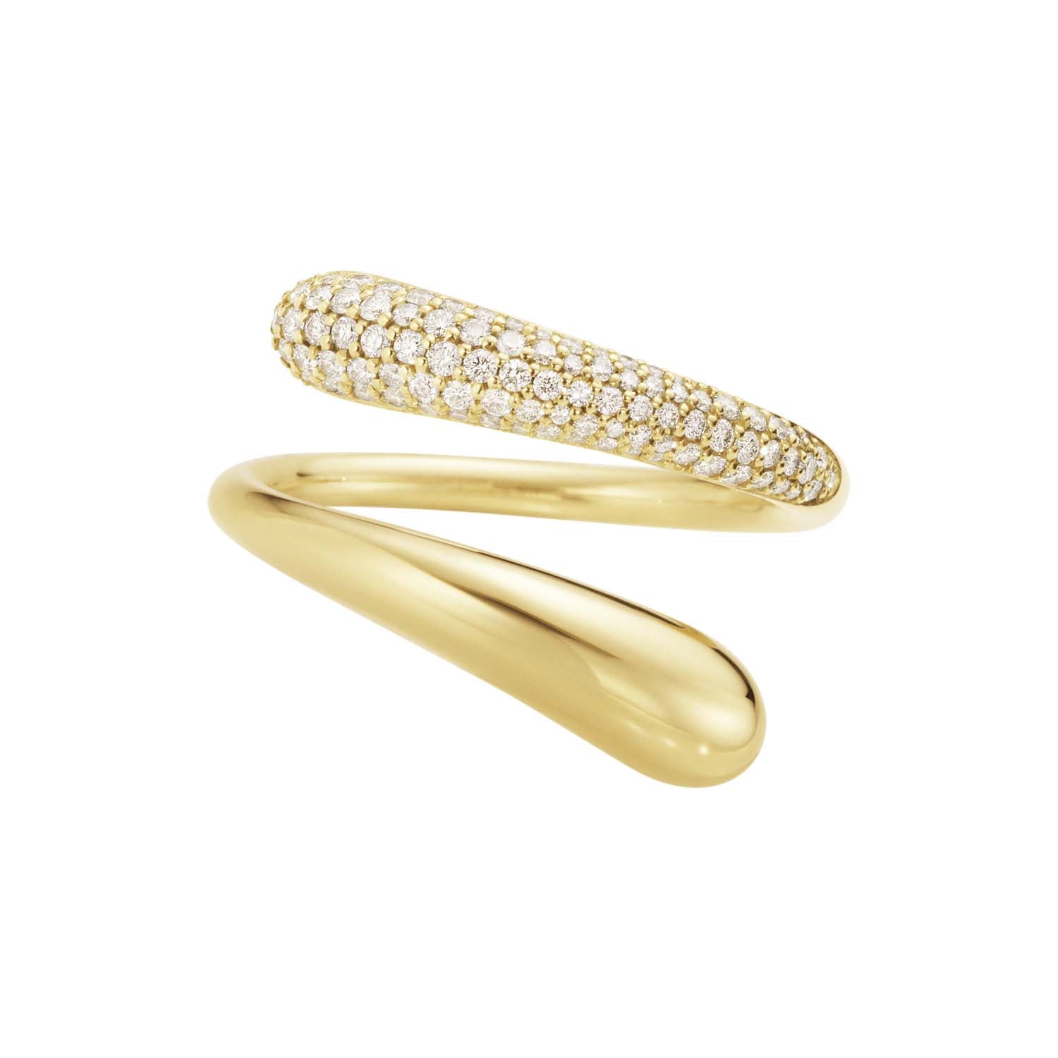 Georg Jensen - Pavé Mercy Twist ring, 0,37 ct. tw/vs - 20001832