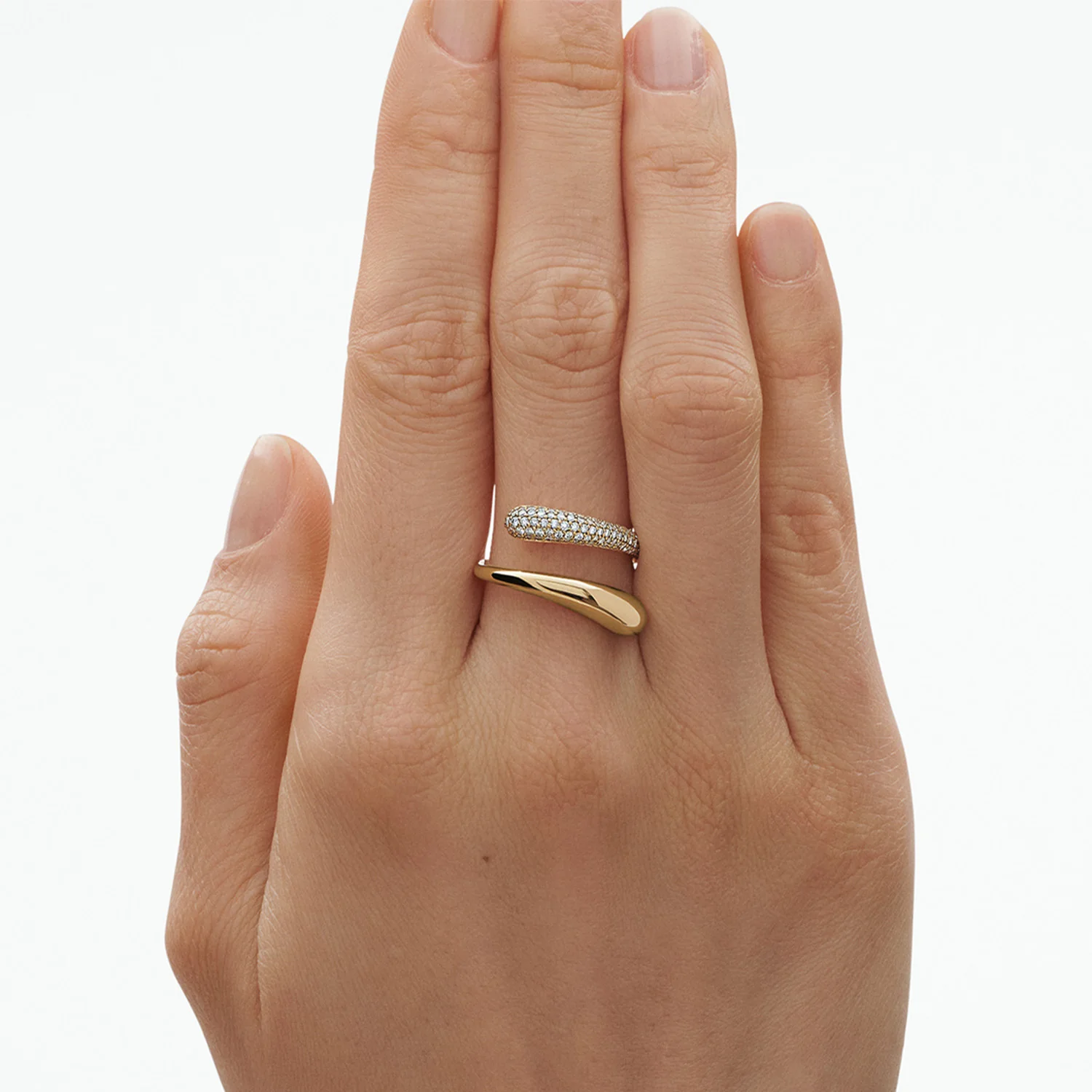 Georg Jensen - Pavé Mercy Twist ring, 0,37 ct. tw/vs - 20001832 - Image 2