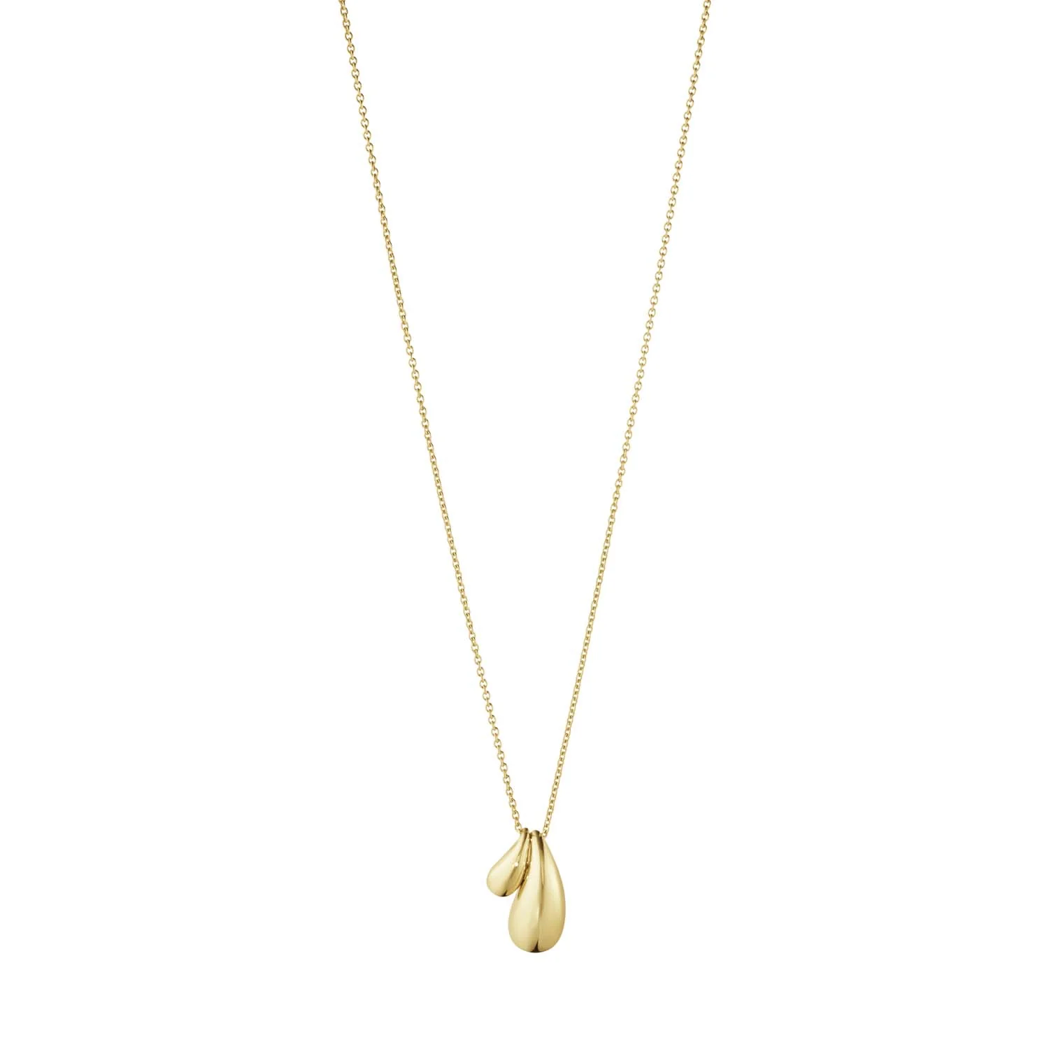 Georg Jensen - Reflect Double Drop halskæde, 60 cm - 20001844
