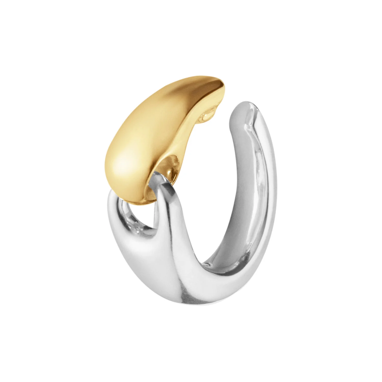 Georg Jensen - Reflect earcuff - sølv/guld