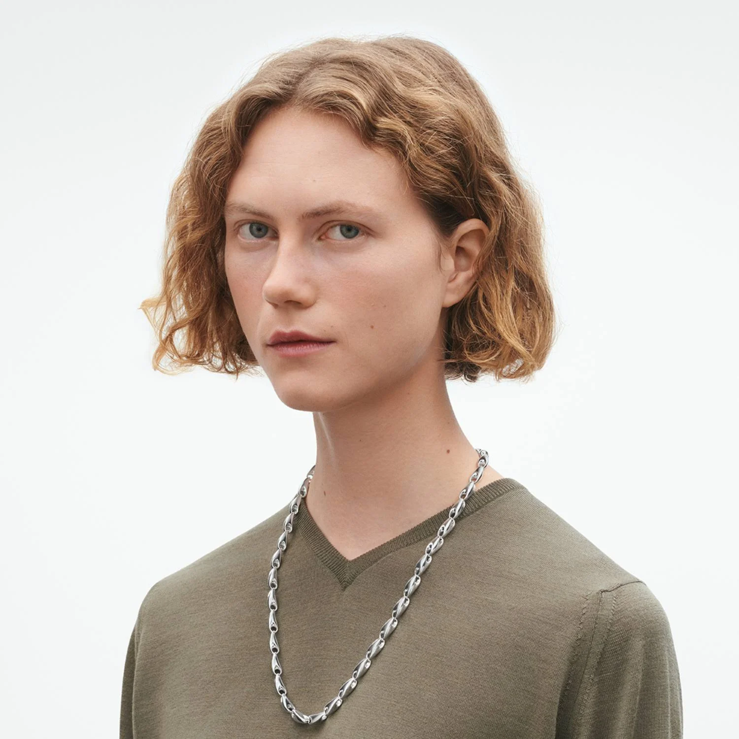 Georg Jensen - Reflect halskæde, 60 cm - Sølv - Image 3