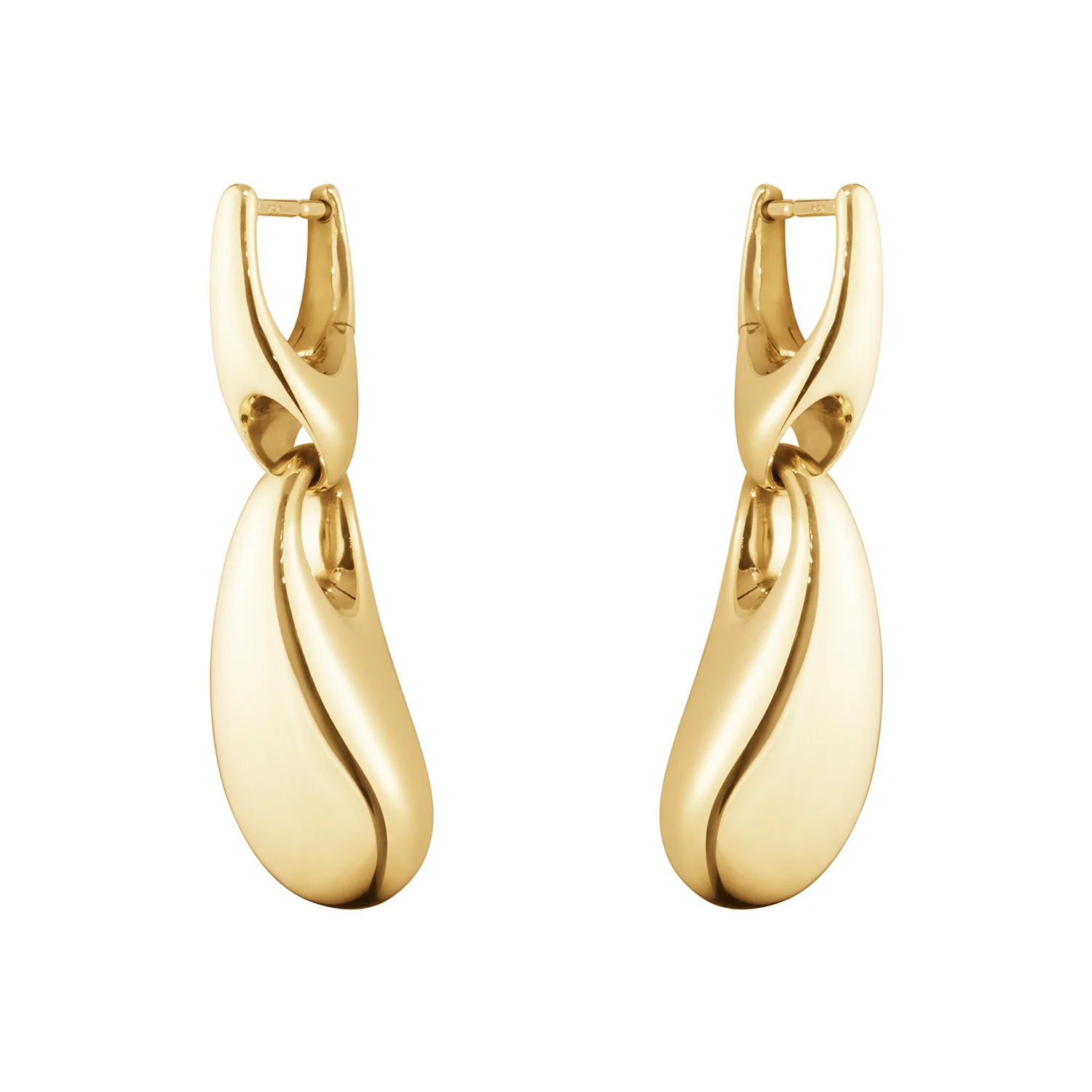 Georg Jensen - Reflect øreringe - 18 kt. guld
