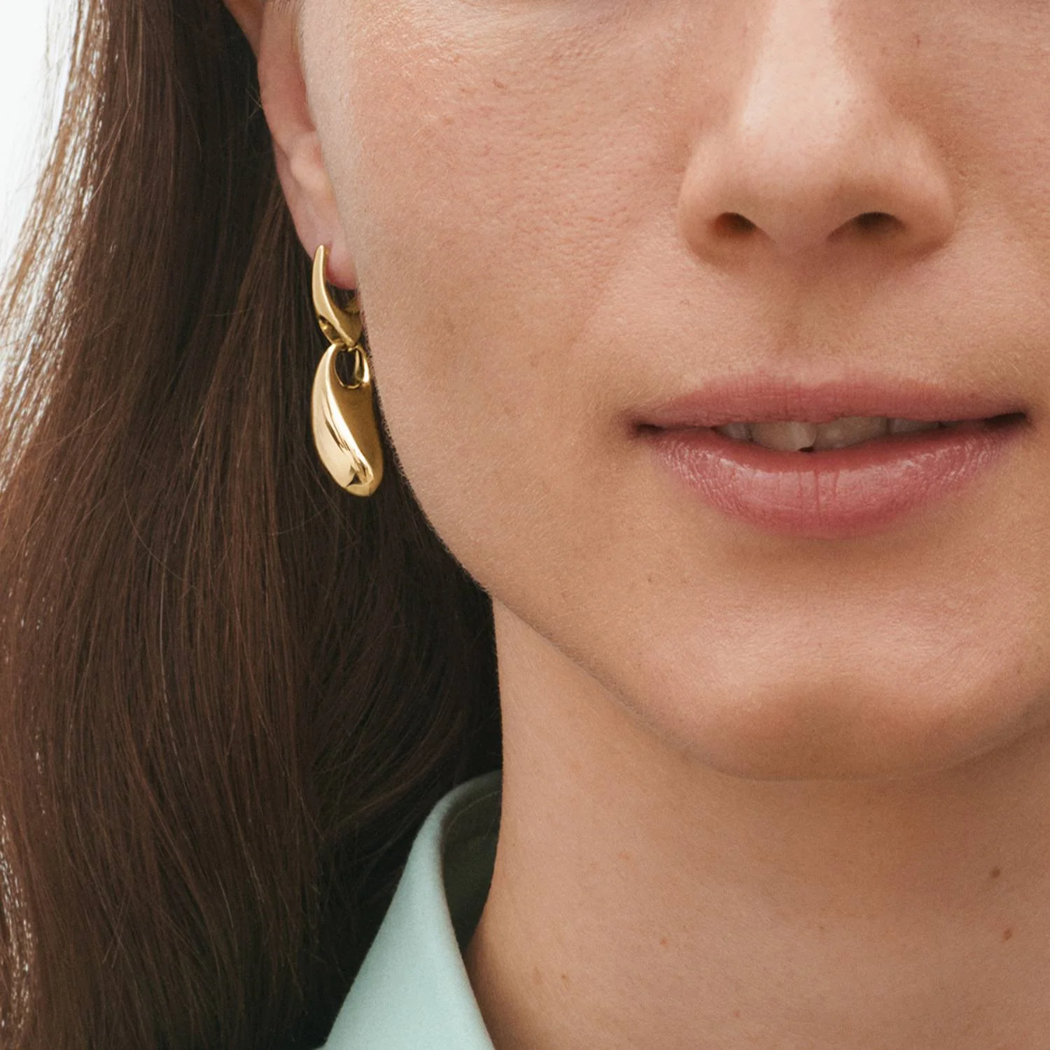 Georg Jensen - Reflect øreringe - 18 kt. guld - Image 2
