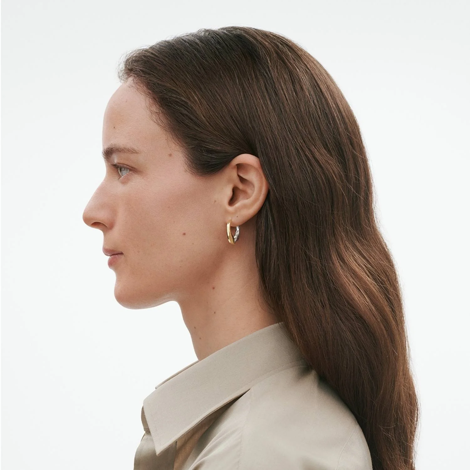 Georg Jensen - Reflect øreringe, large - 20001180 - Image 3