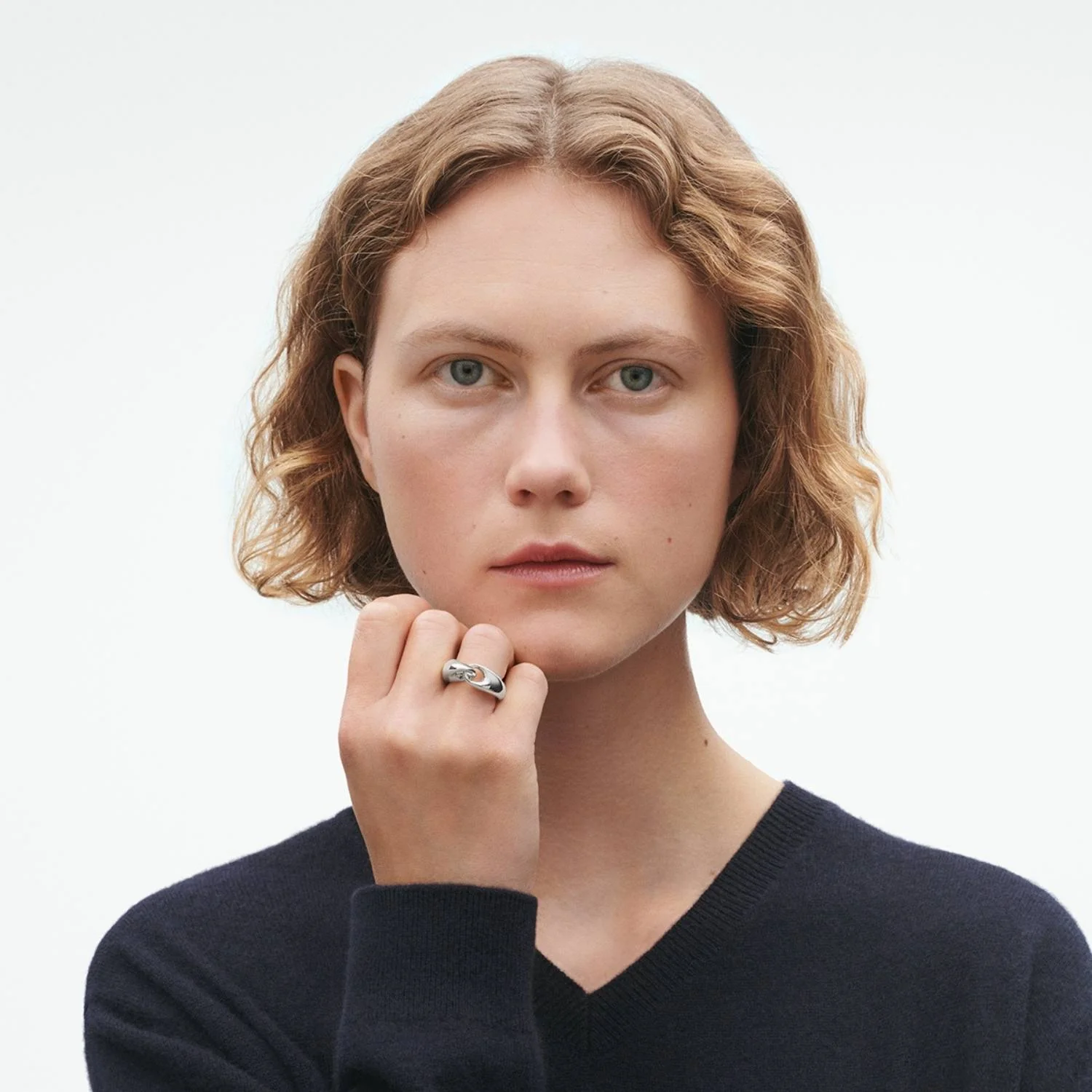 Georg Jensen - Reflect Ring, stor - 20001092 - Image 3