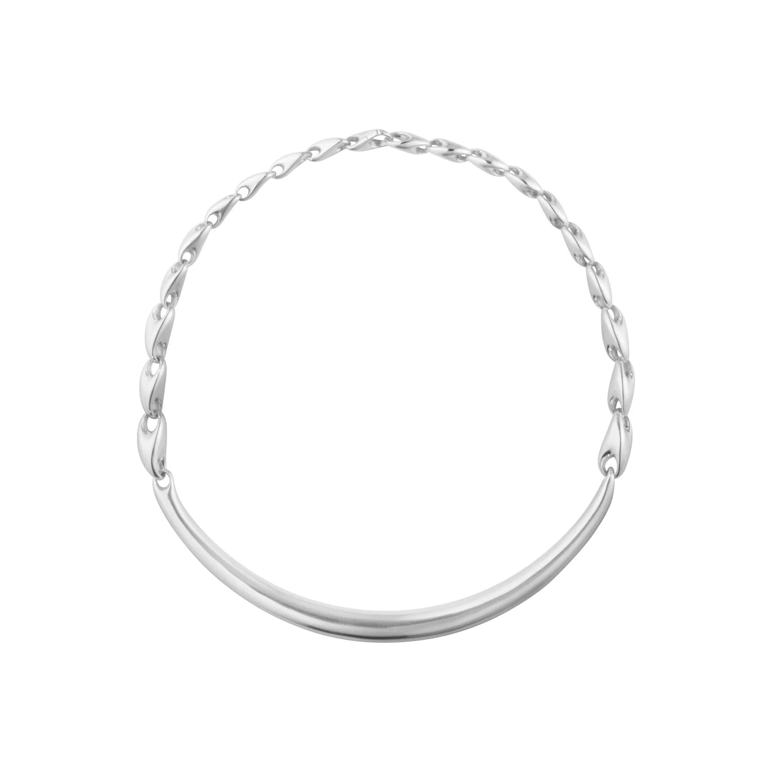 Georg Jensen - Reflect Tourque halskæde - Sølv