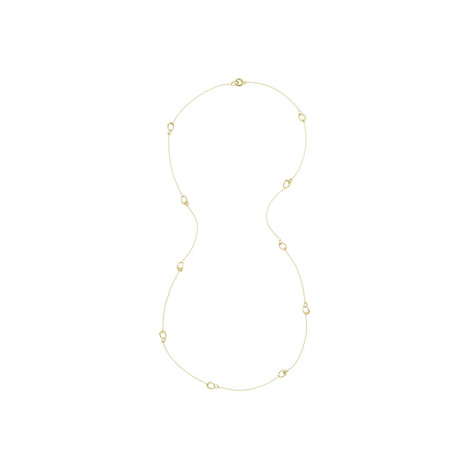 Georg Jensen - Sautoir Offspring halskæde, 90 cm - 18 kt. guld - Image 3