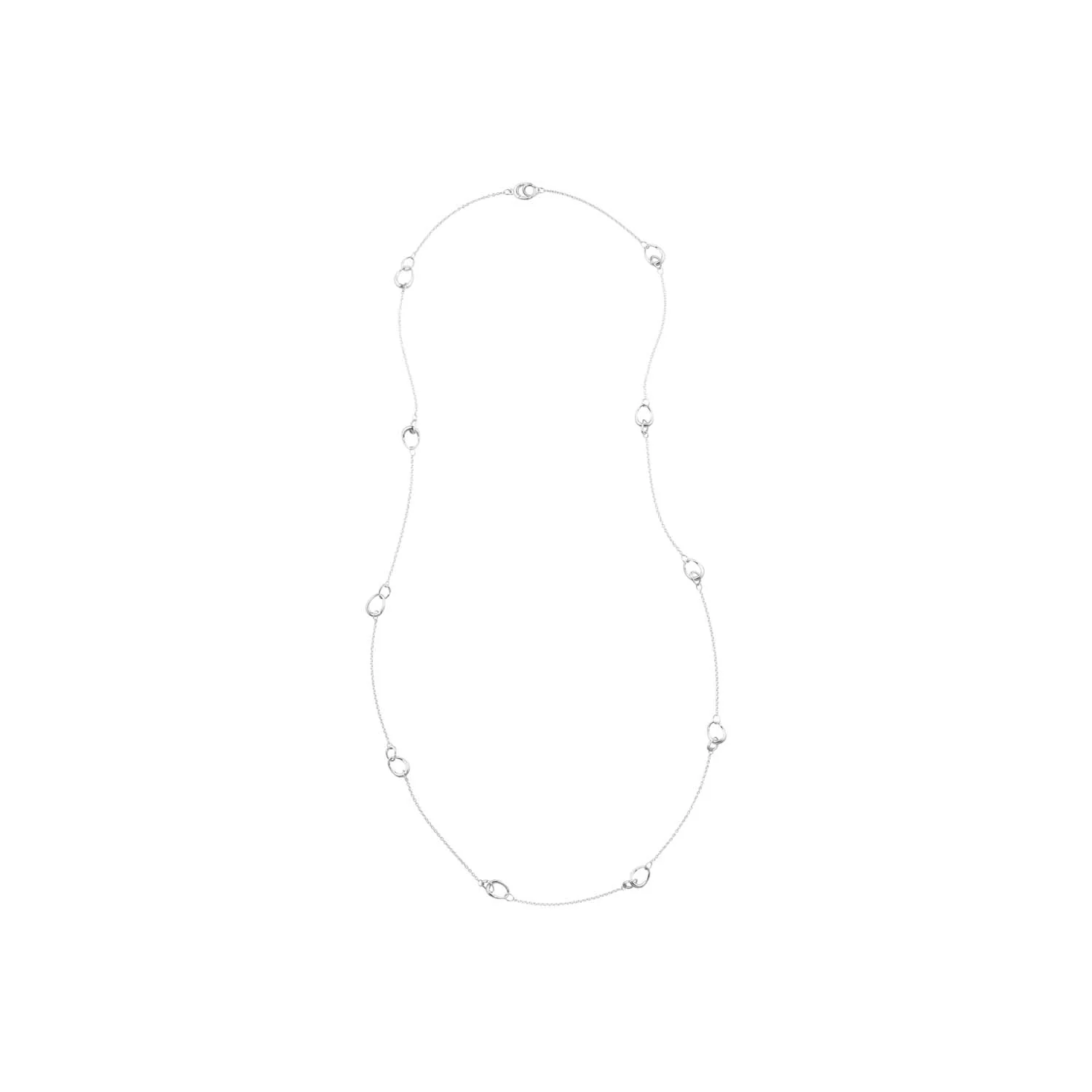 Georg Jensen - Sautoir Offspring halskæde, 90 cm - Sølv - Image 3