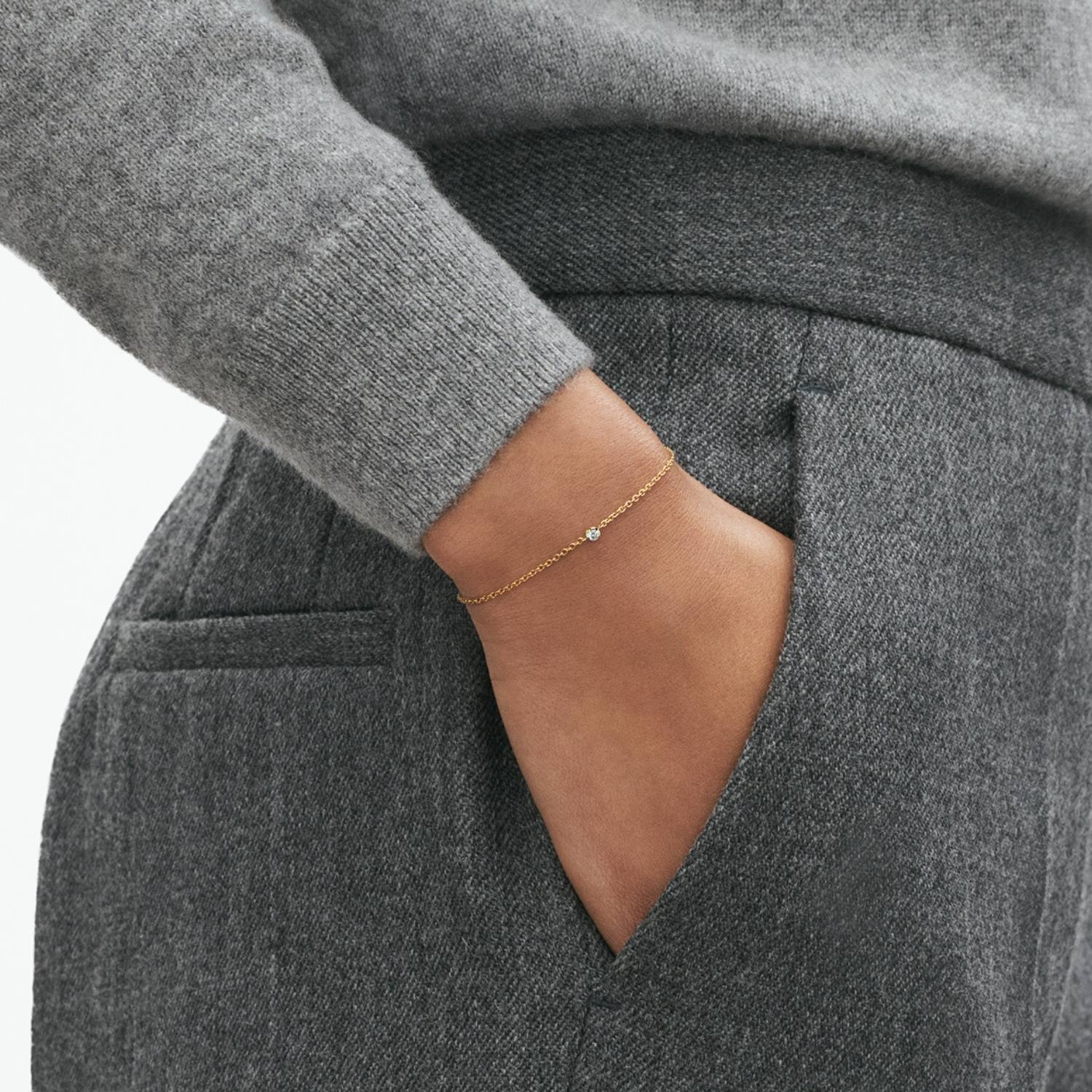 Georg Jensen - Signature Diamonds armbånd - 18 kt. guld - Image 2