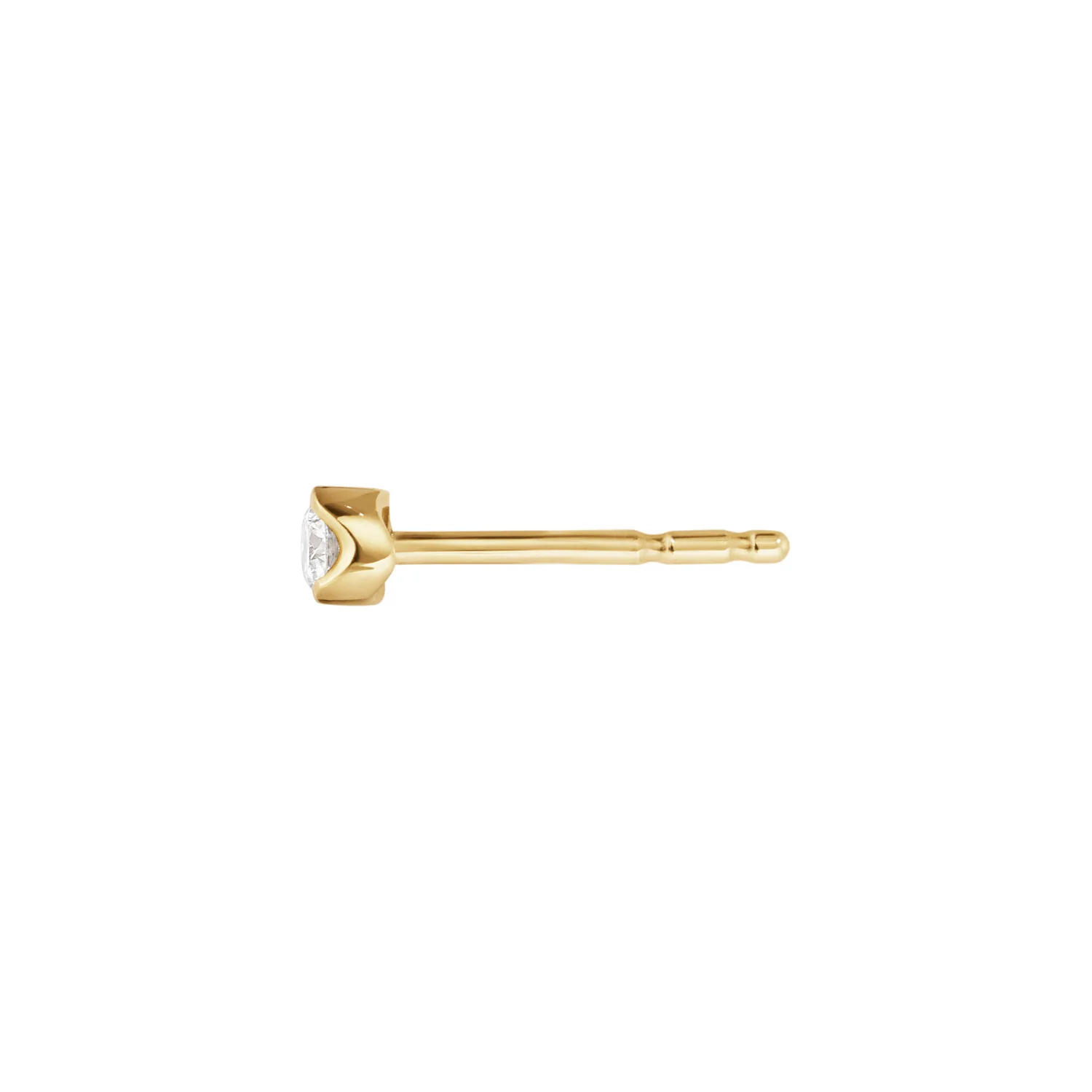 Georg Jensen - Signature Diamonds ørestik 0,05-0,20 ct. - 18 kt. guld - Image 2