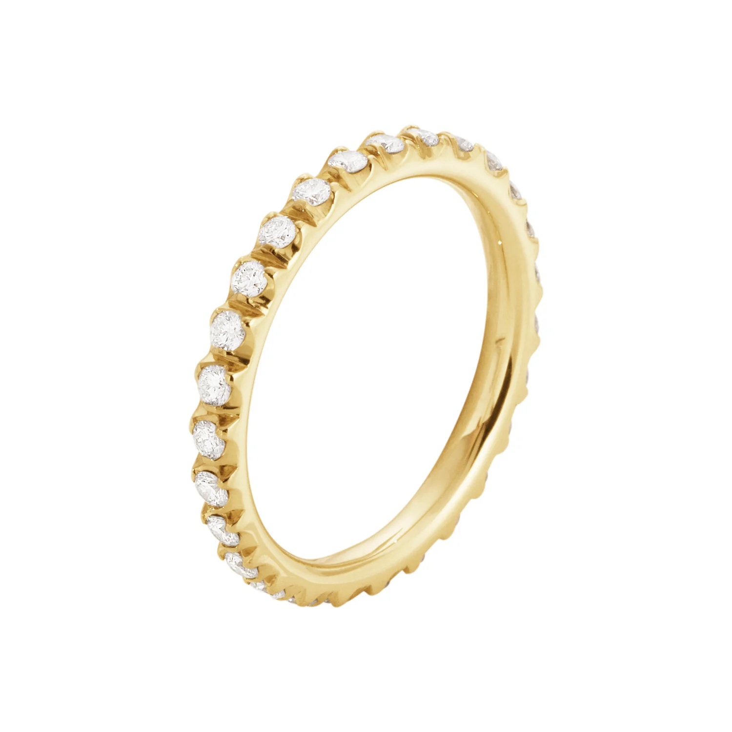Georg Jensen - Signature Diamonds ring, stor - 18 kt. guld