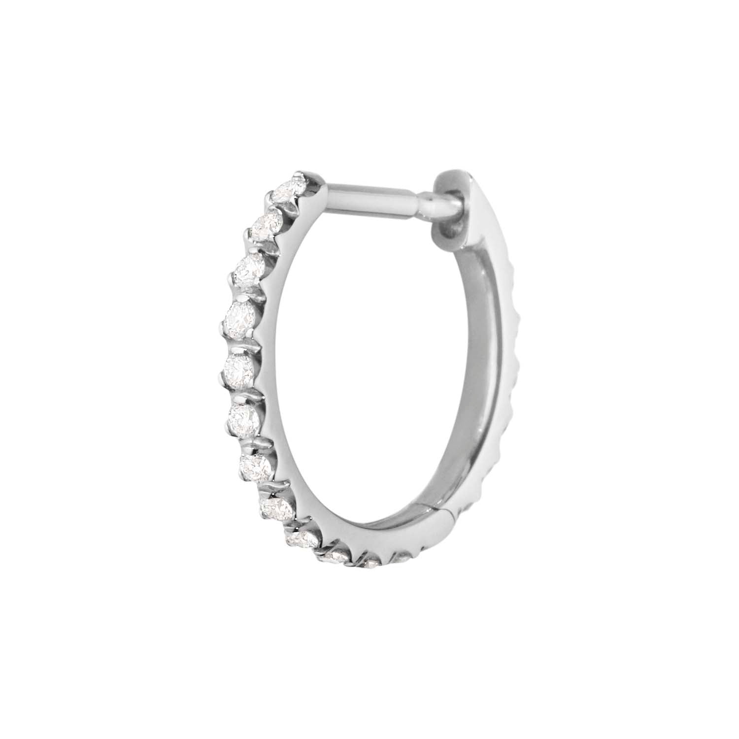 Georg Jensen - Signature Hoop, 0,10ct - 18 kt. hvidguld