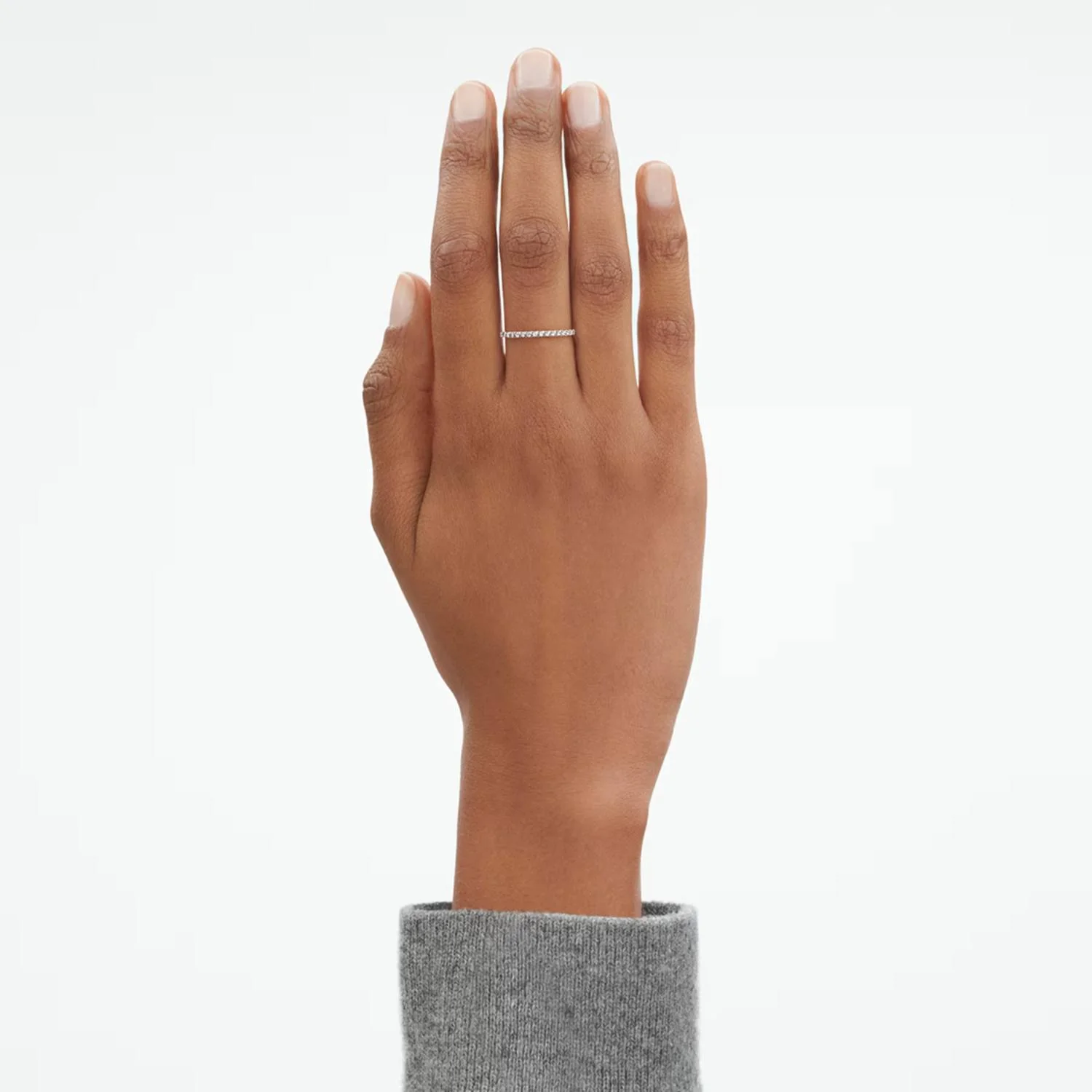 Georg Jensen - Signature ring, 0,21ct - 18 kt. hvidguld - Image 3