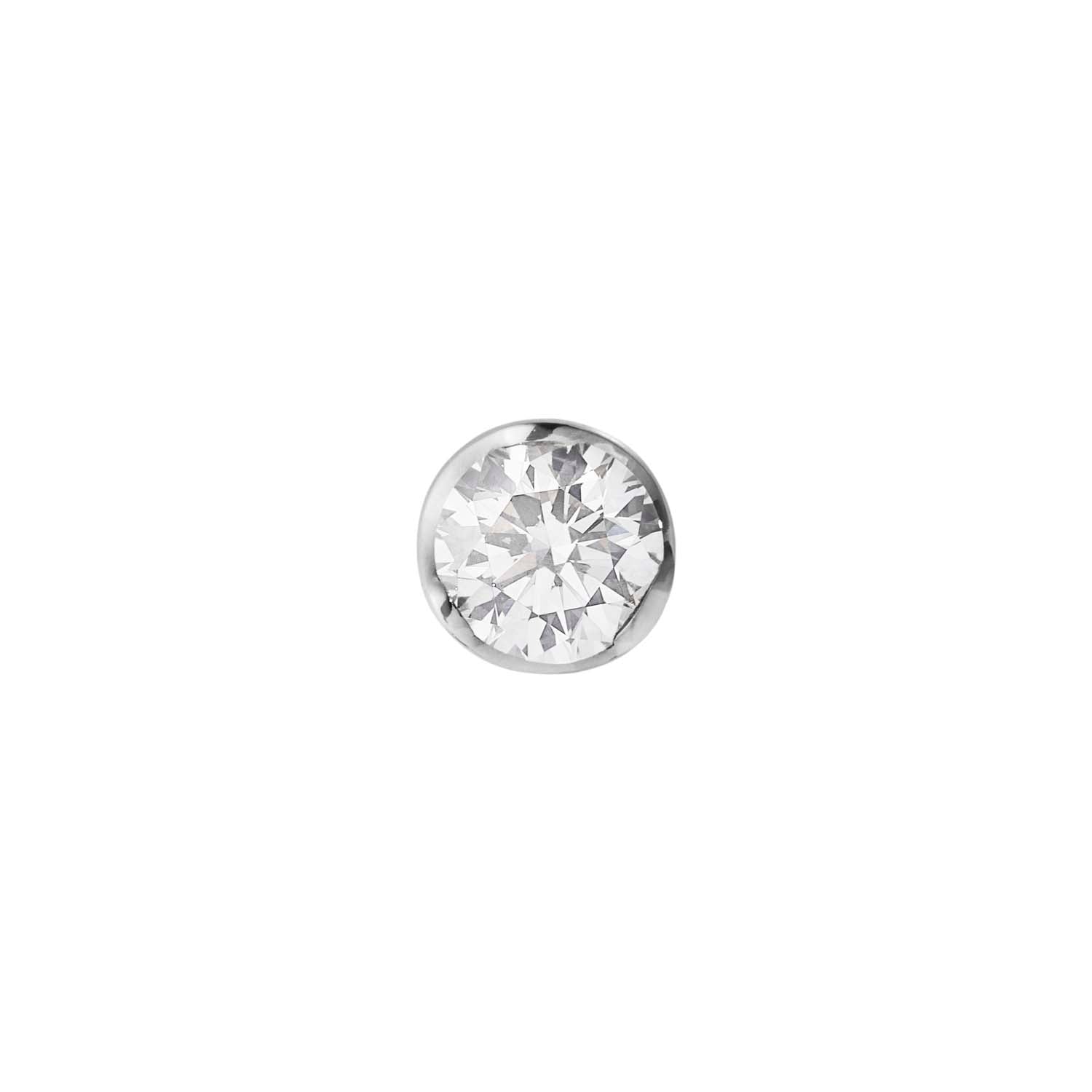 Georg Jensen - Signature Solitaire ørestik 0,05-0,20 ct. - 18 kt. hvidguld