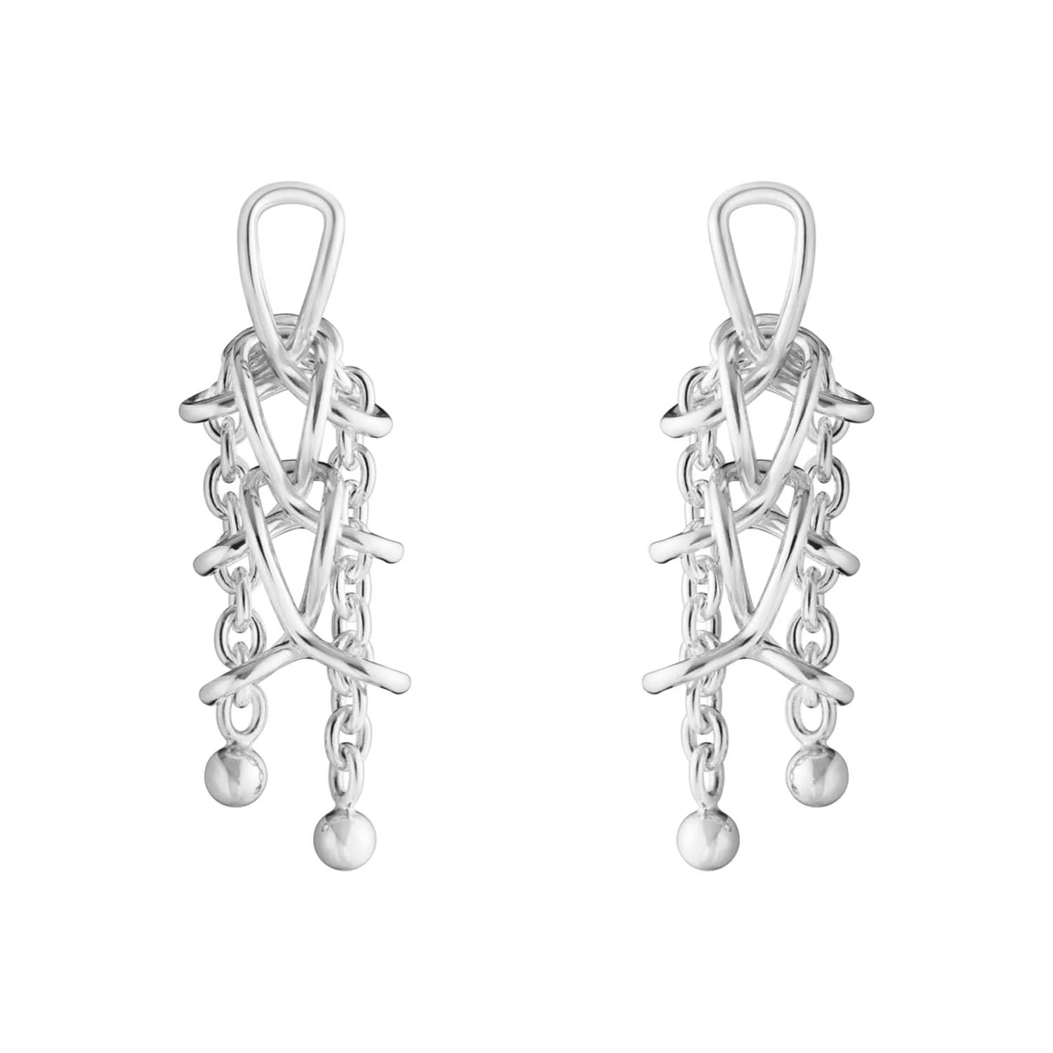 Georg Jensen - Weft Double øreringe - 20002037